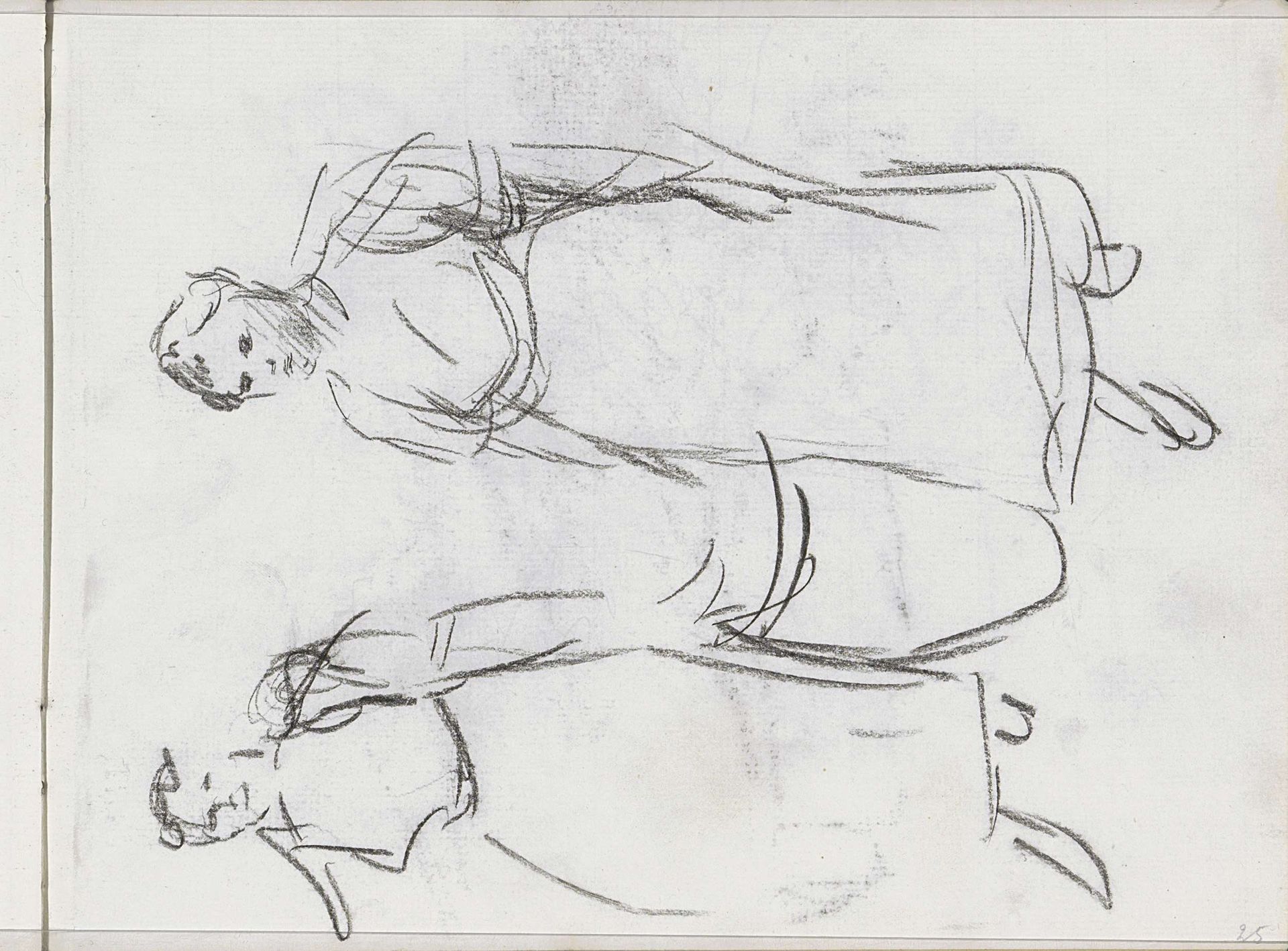 Twee staande vrouwen by Isaac Israels