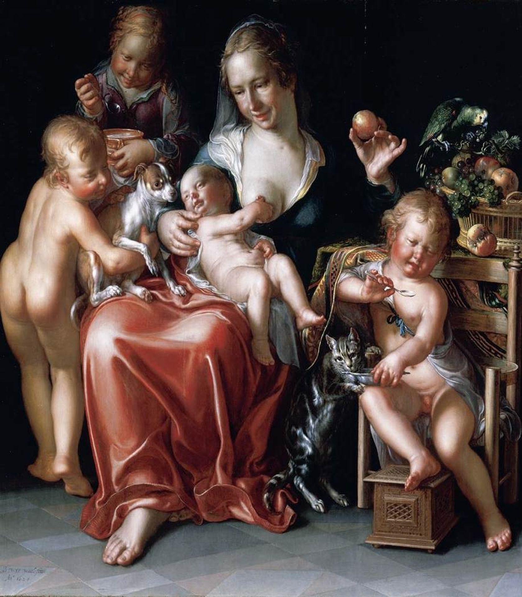 Charity by Joachim Wtewael