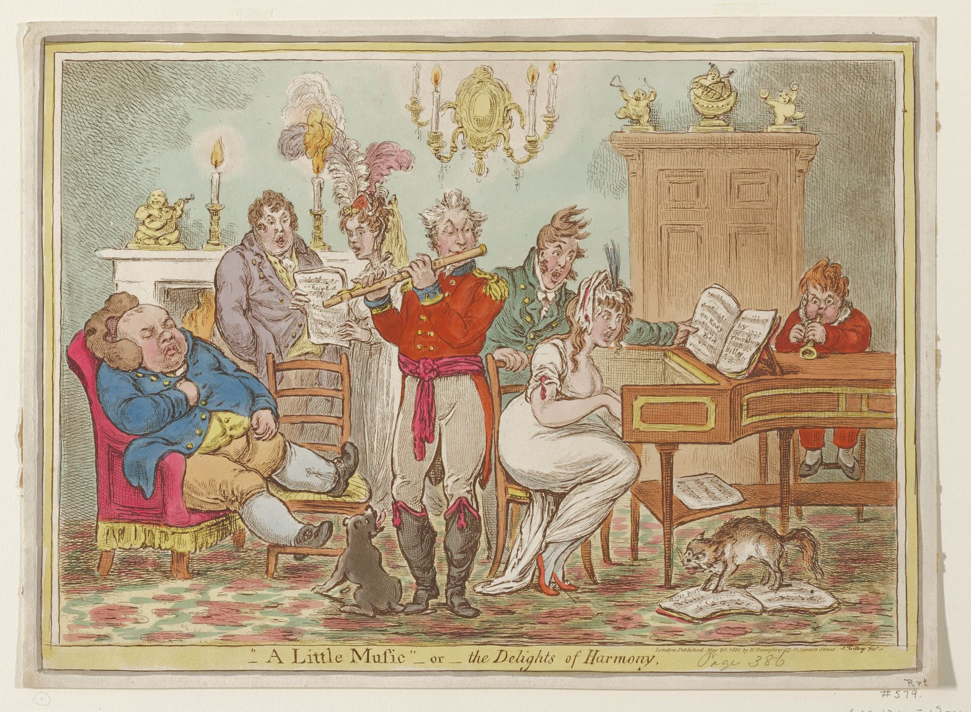 A Little Music by James Gillray