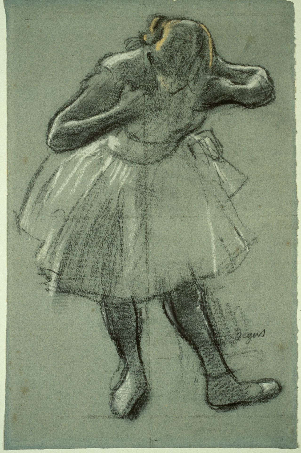 Dancer Bending Forward by Edgar Degas