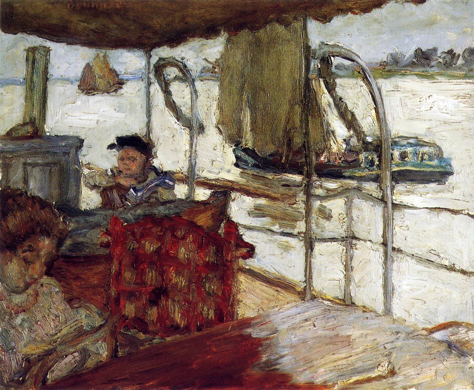 The Yacht by Pierre Bonnard
