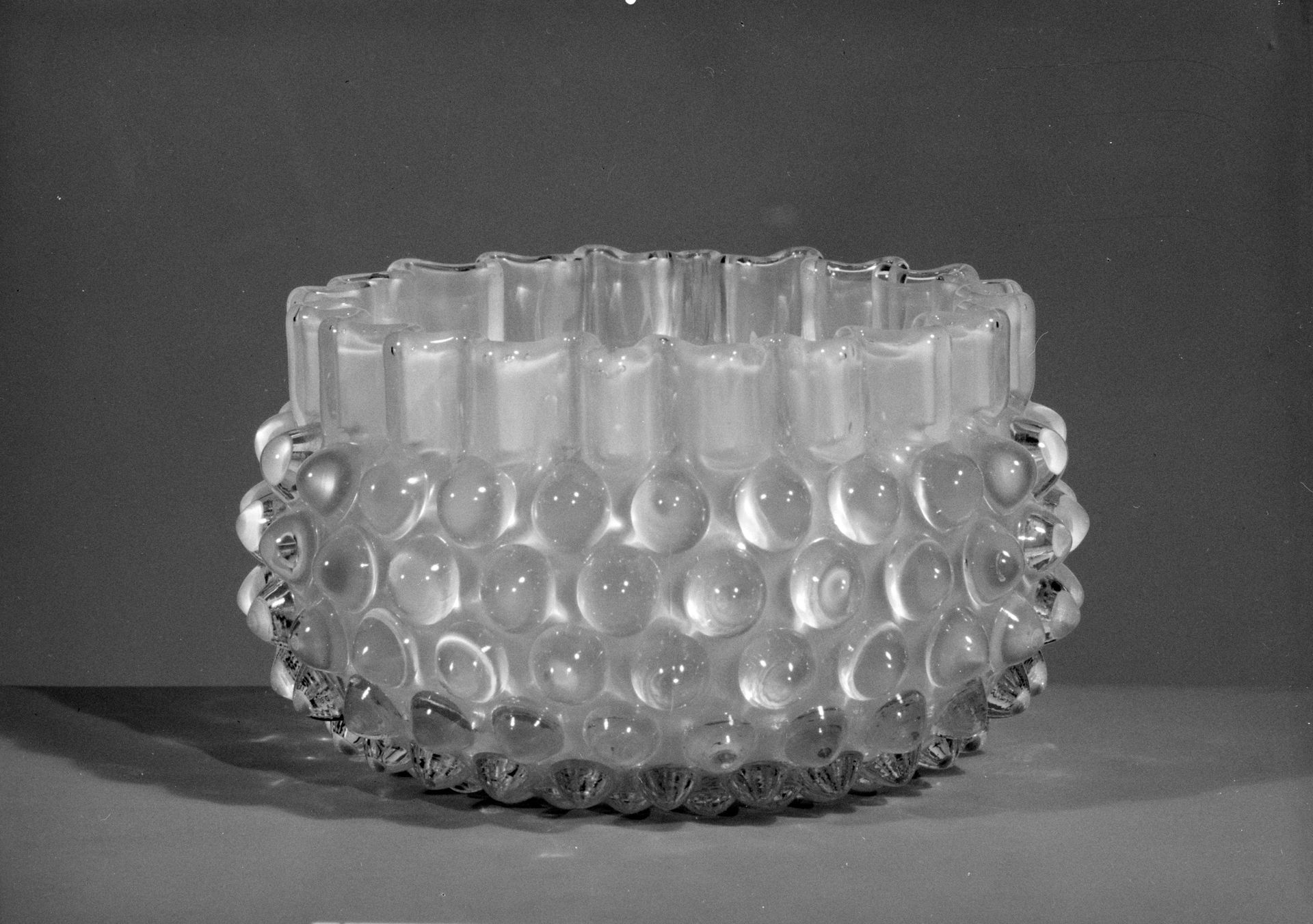 Hobnail bowl by Hobbs, Brockunier and Company