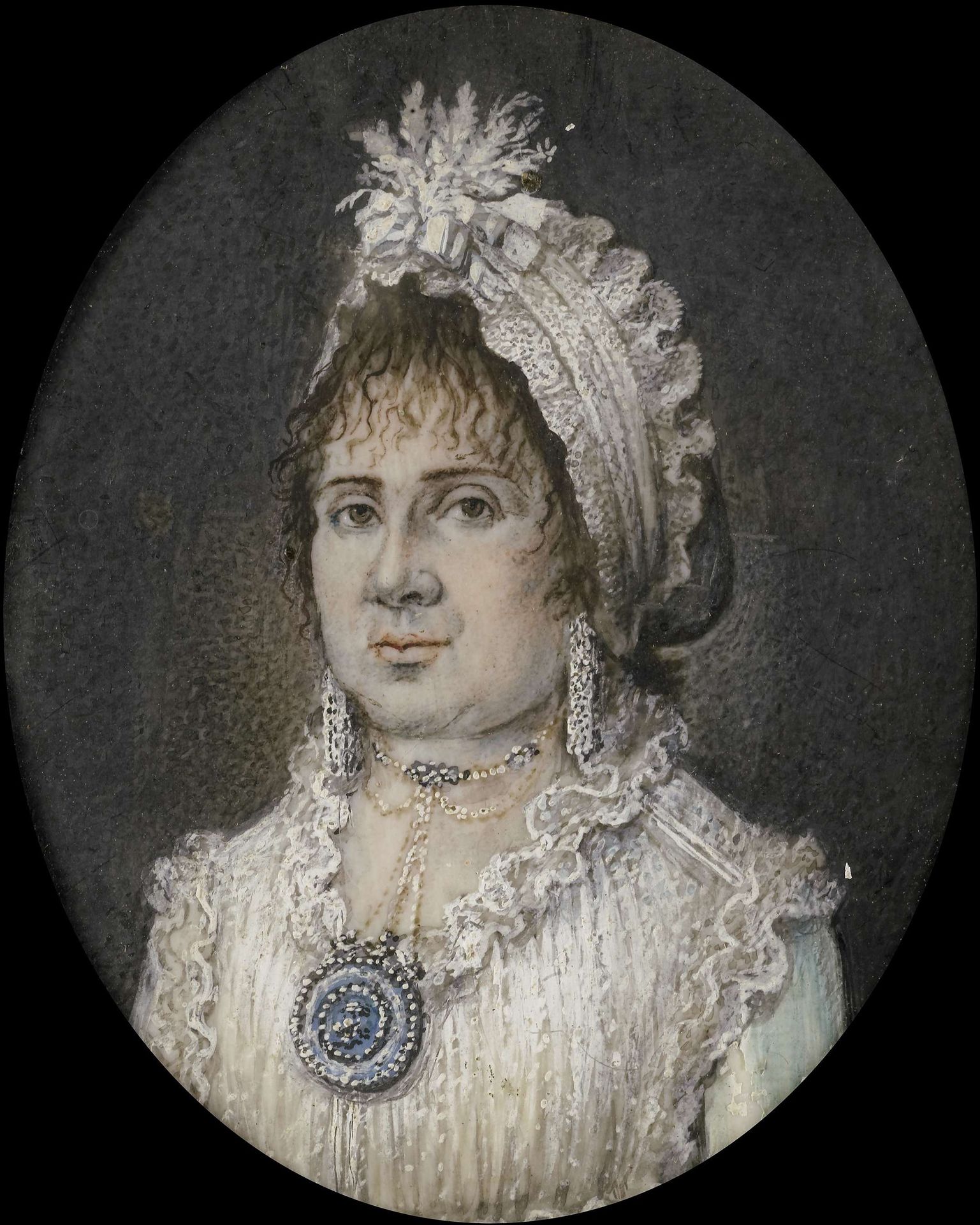 Catharina Theresia Weber (1760/61-1847). Echtgenote van Joannes Titsingh, Amsterdam by Hendrik van Overklift