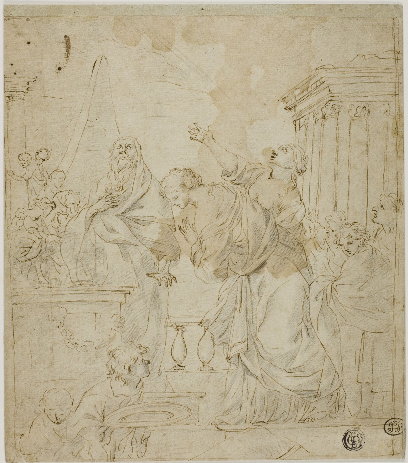 Sacrifice of Jephthah's Daughter by Sebastien Bourdon