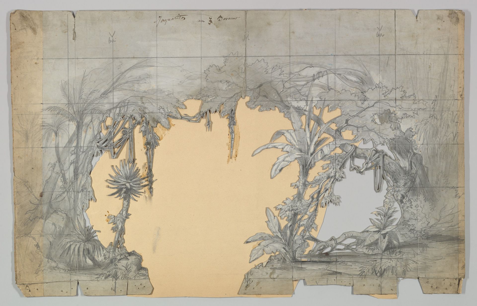 Design for a Stage Set by Eugène Cicéri