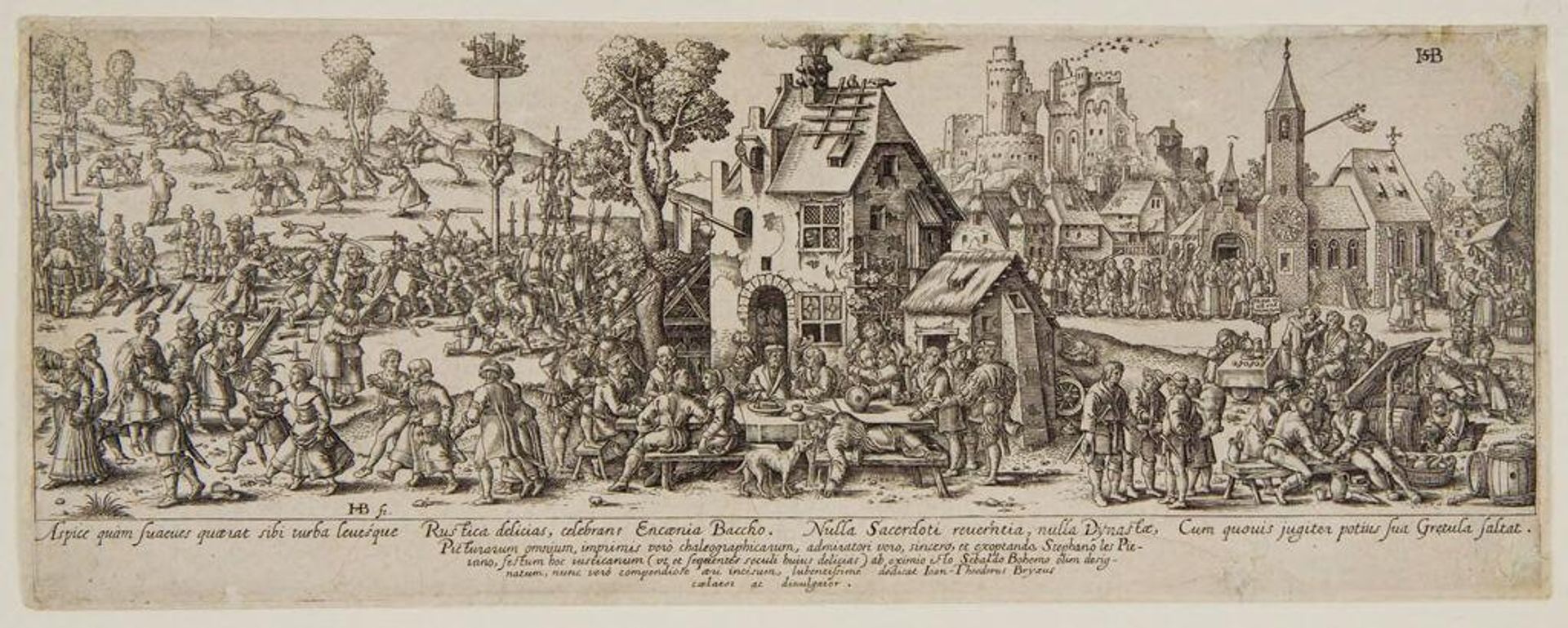 Little Village Fair by Johann Theodor de Bry