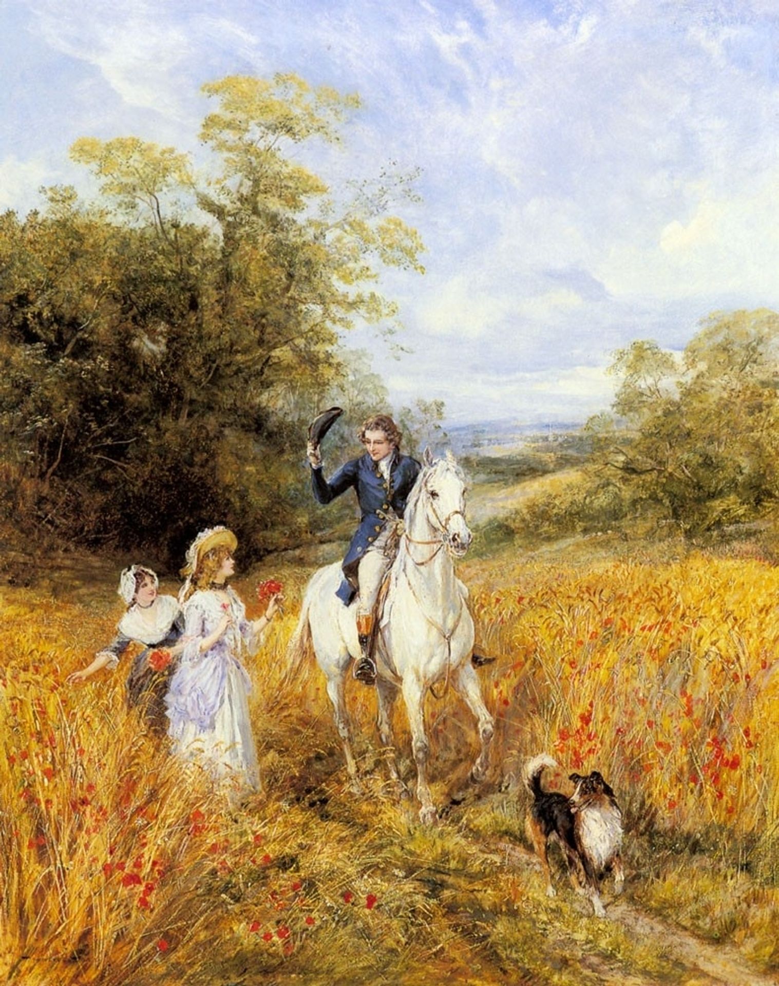 The Morning Ride by Heywood Hardy