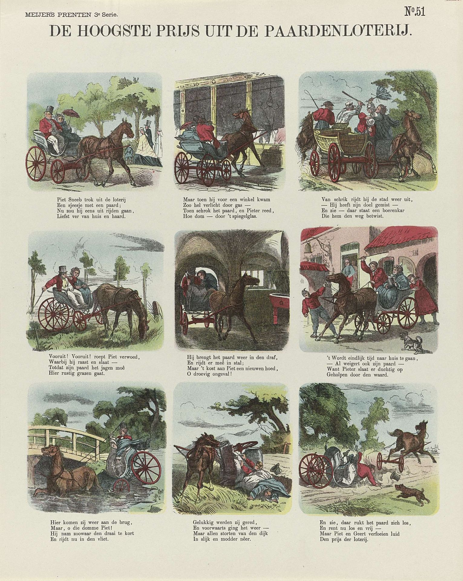 De hoogste prijs uit de paardenloterij by De Ruyter & Meijer