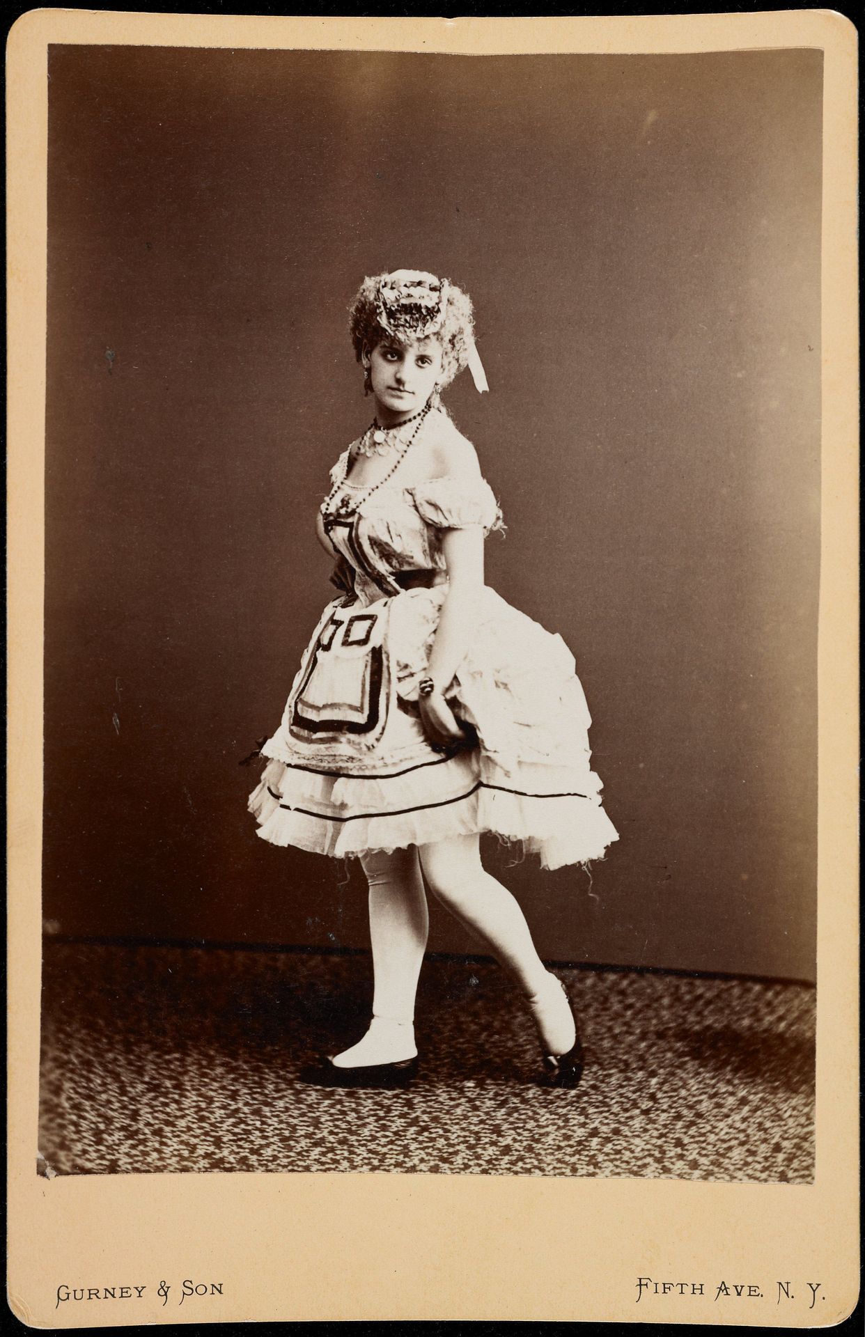 Untitled [portrait of an unidentified actress] by Jeremiah Gurney