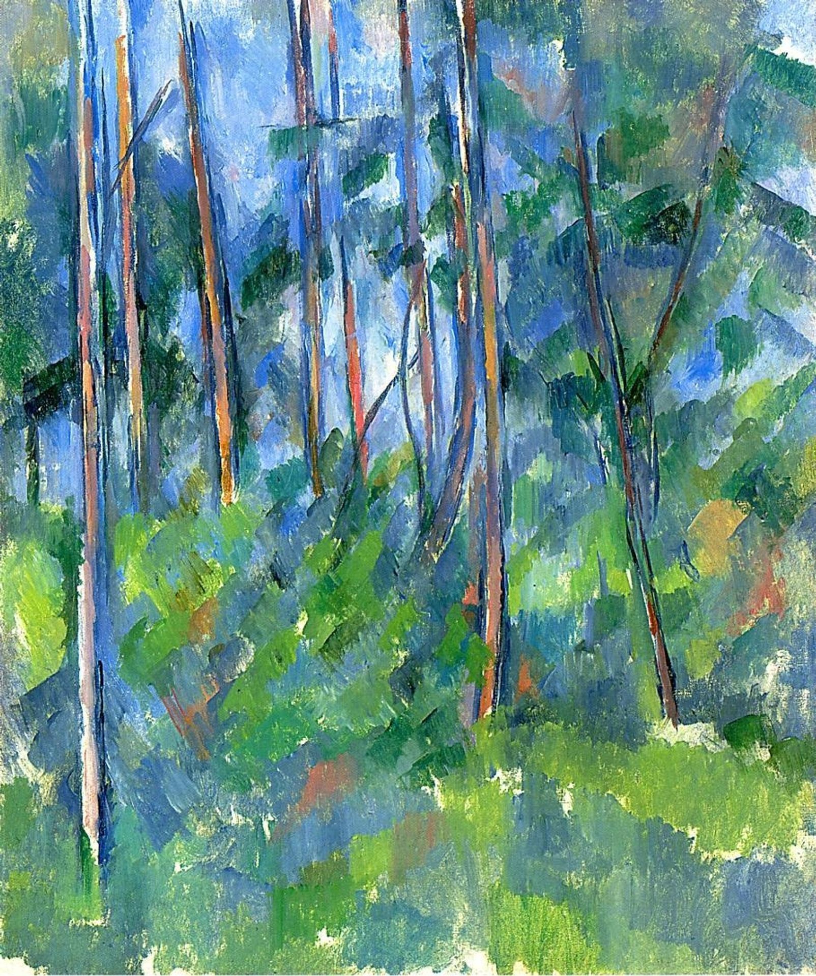 In the Woods by Paul Cézanne