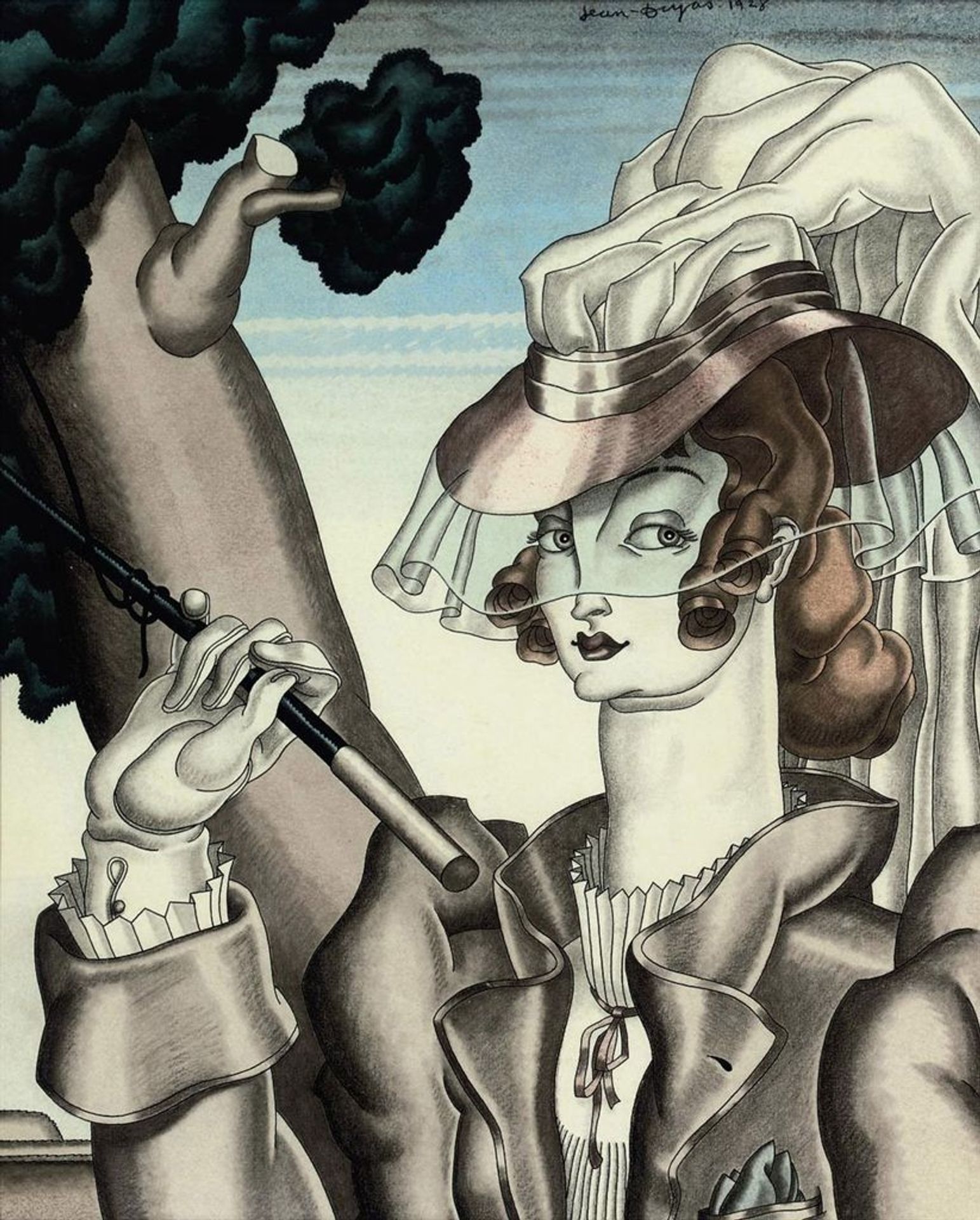 The Riding Crop by Jean Dupas