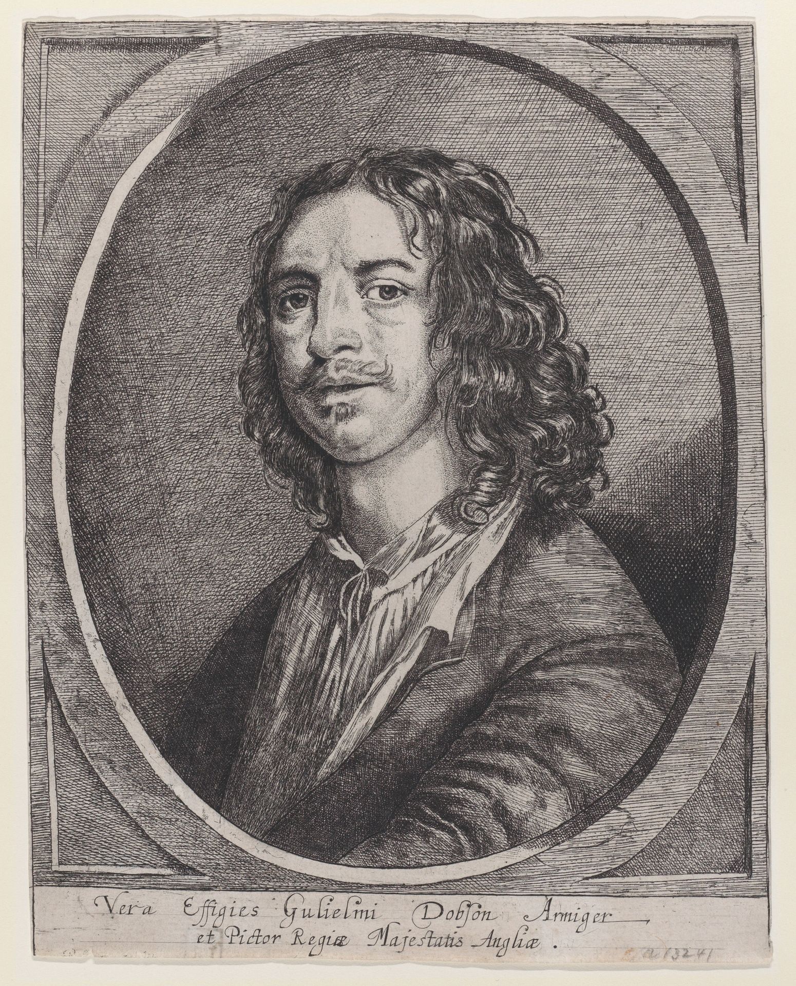 Portrait of William Dobson by Josias English