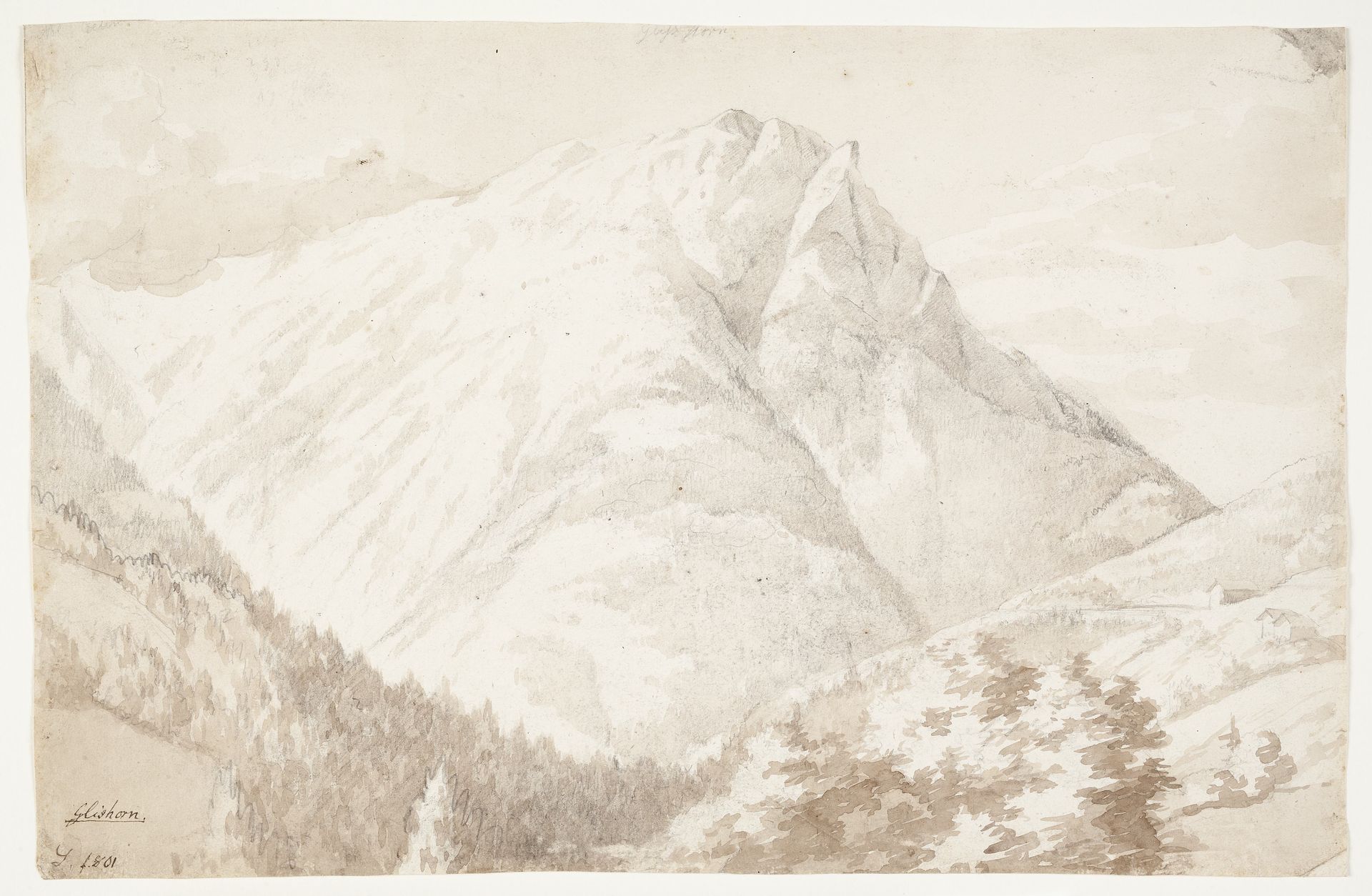 Udsigt over Glishorn by J.L. Lund