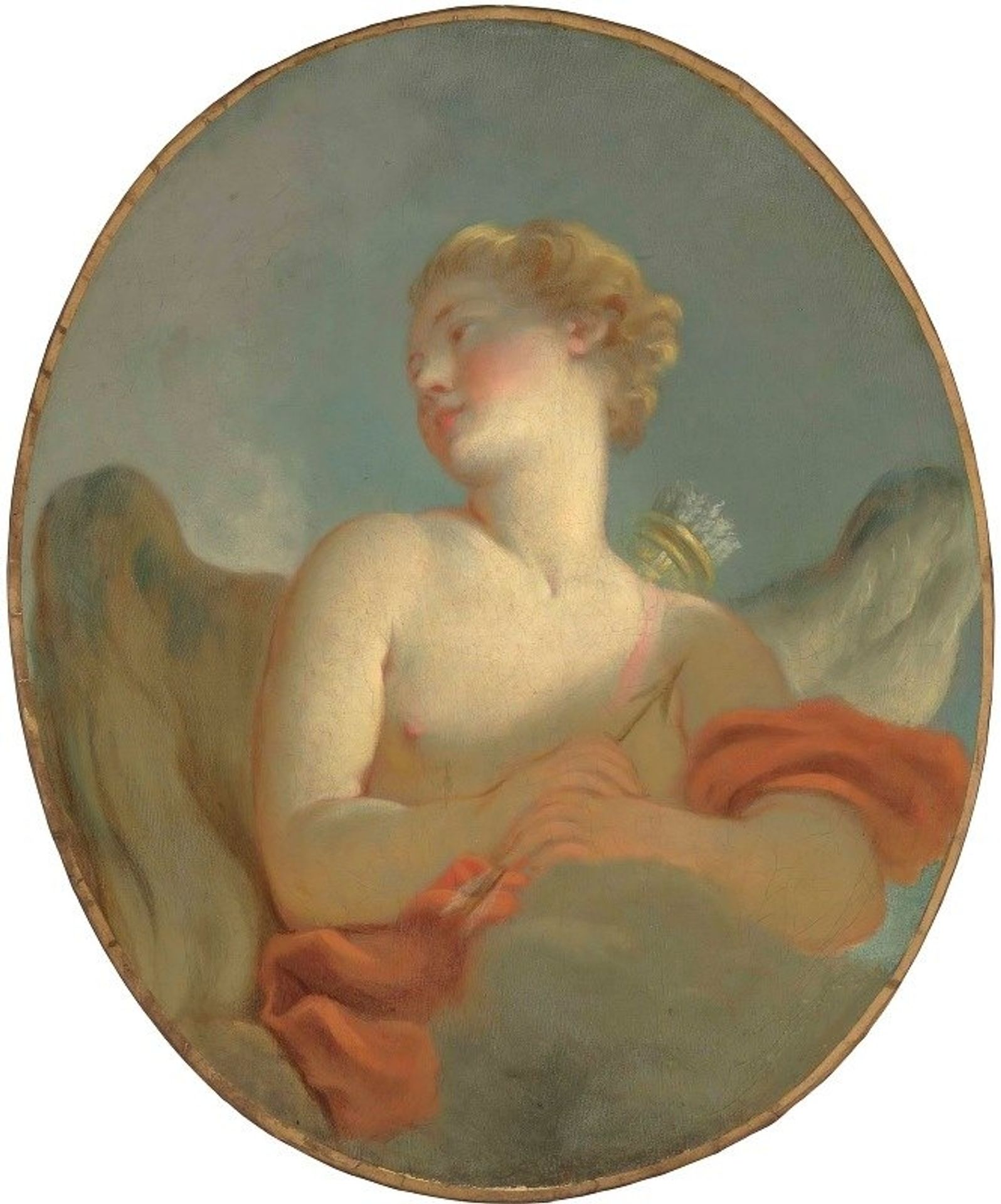 ‘L’Amour’; said to be a Portrait of Marie Catherine Colombe by Jean-Honoré Fragonard