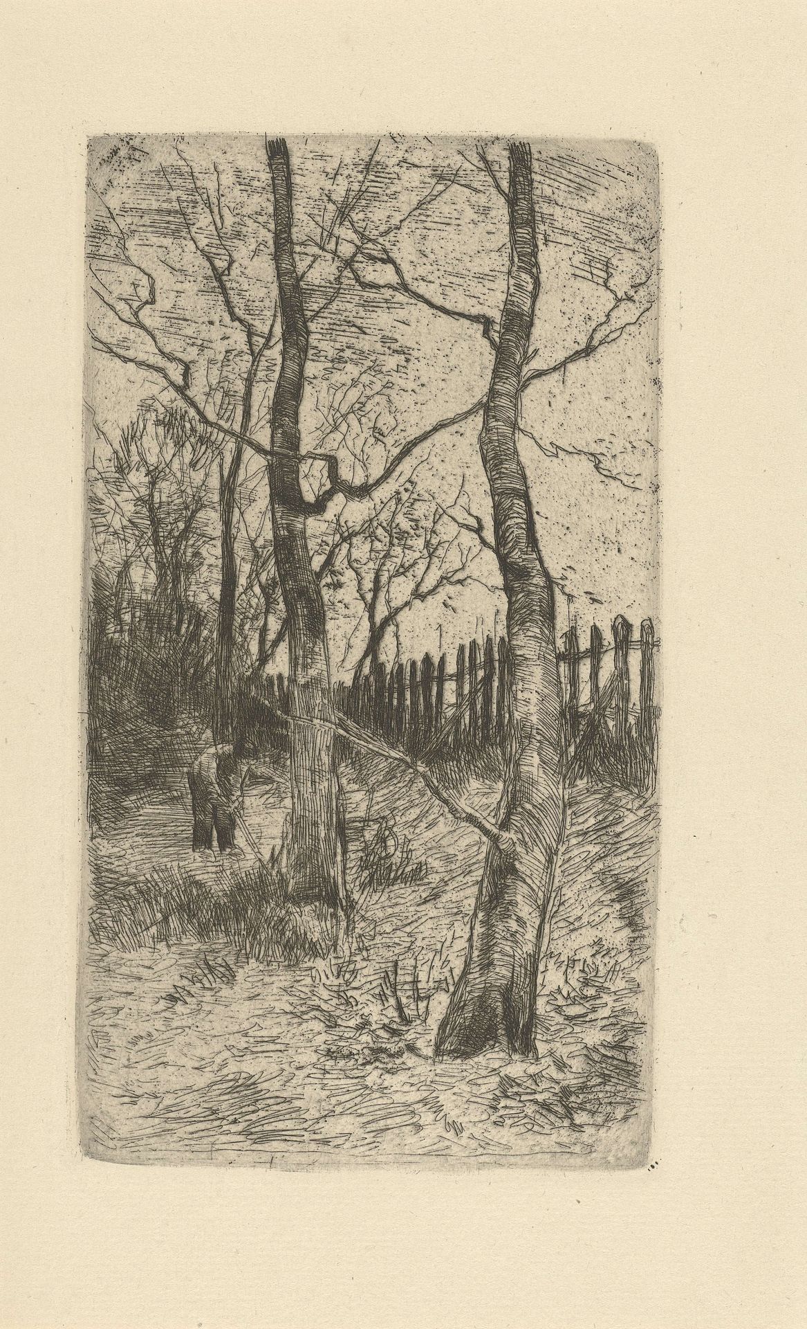 Houthakker by Anton Mauve