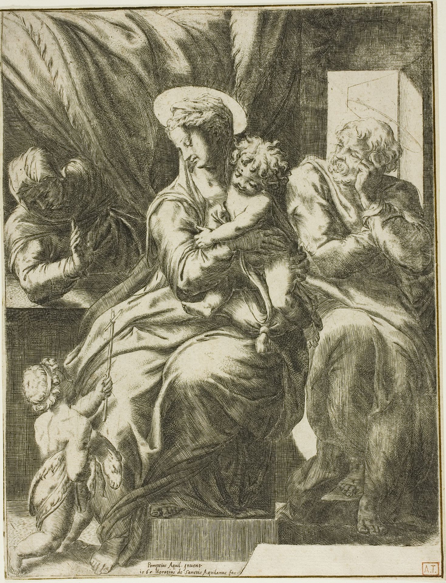The Holy Family by Orazio de Santis