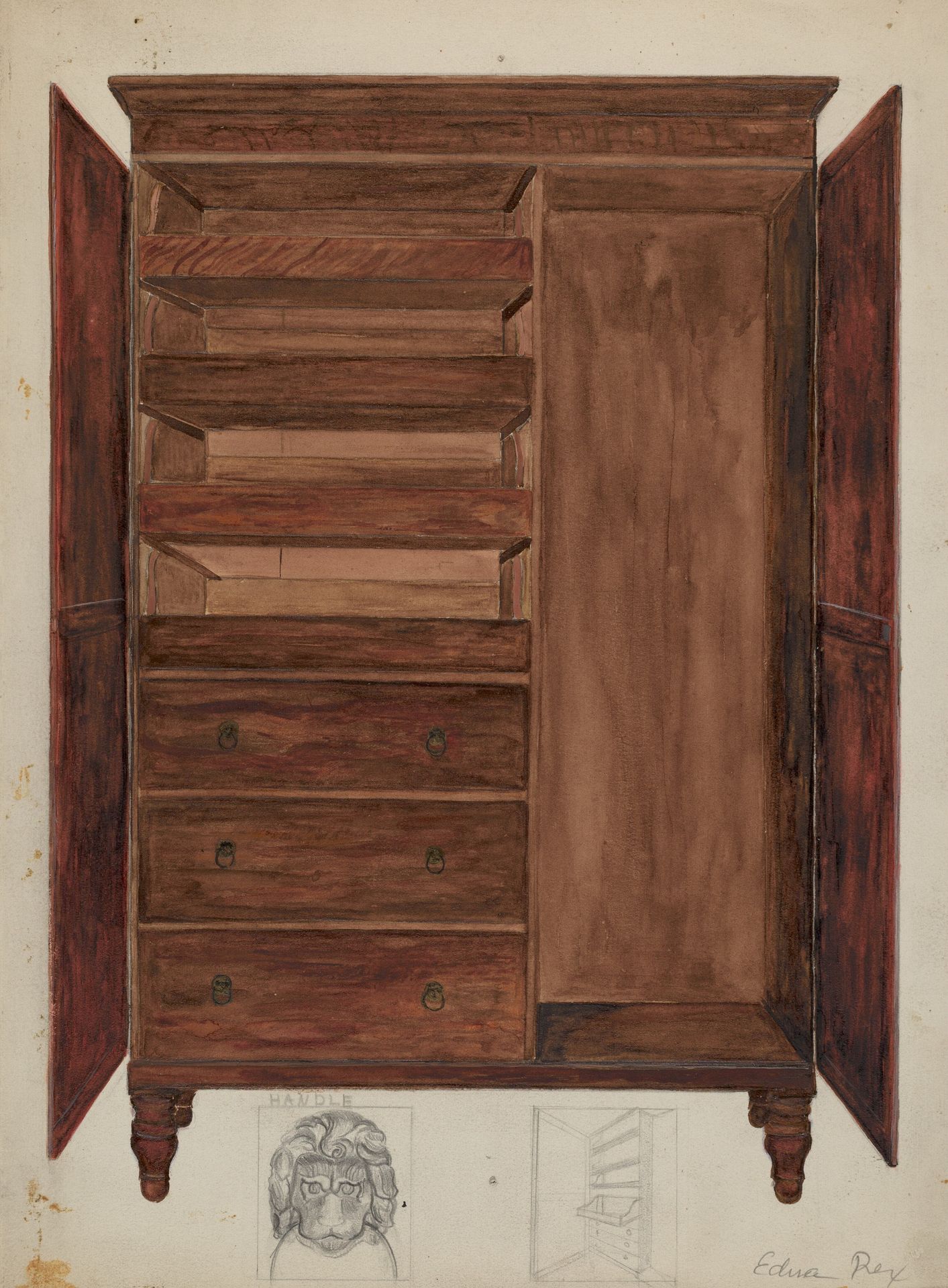 Wardrobe, John Marshall's by Edna C. Rex