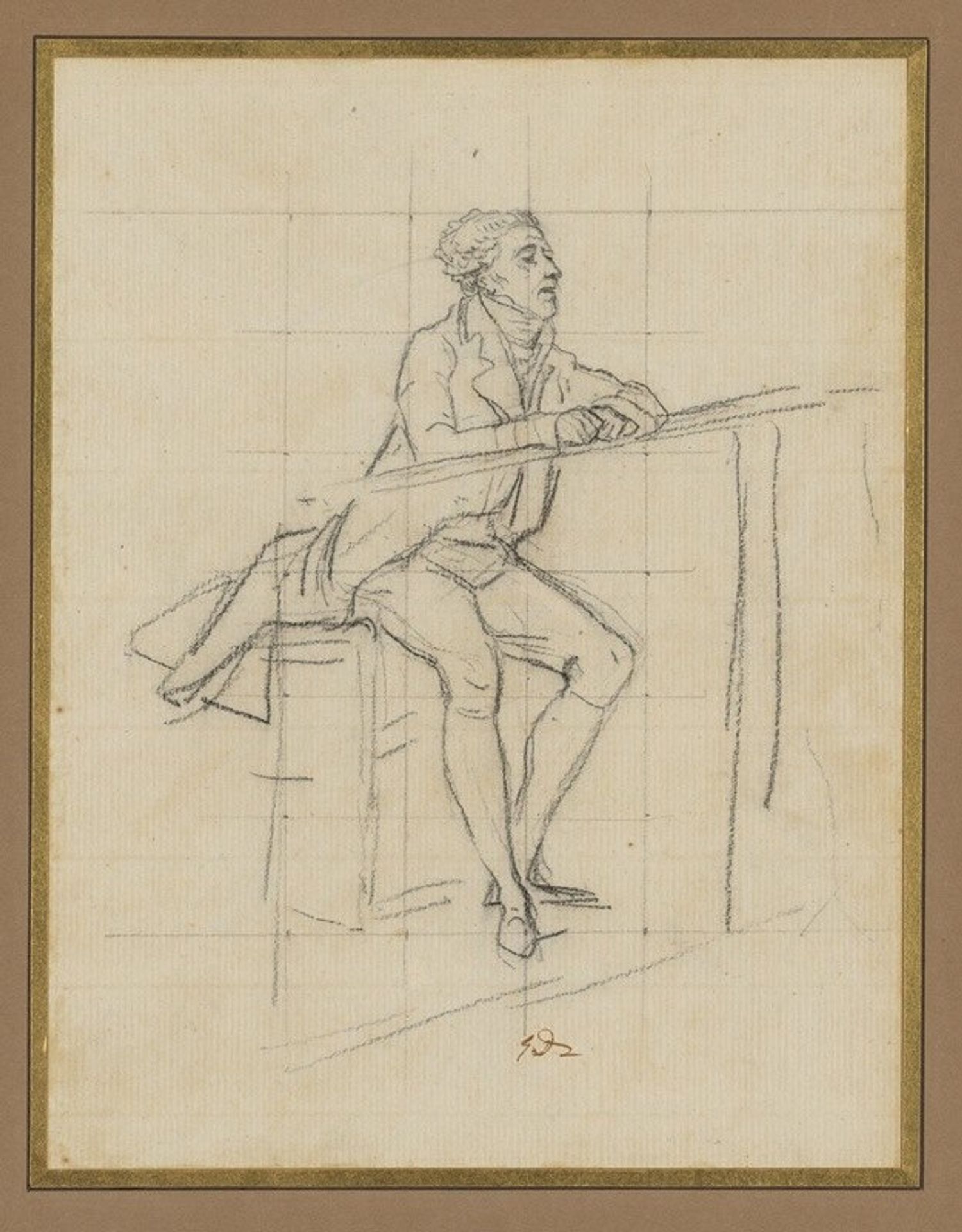 Seated Gentleman by Jacques Louis David