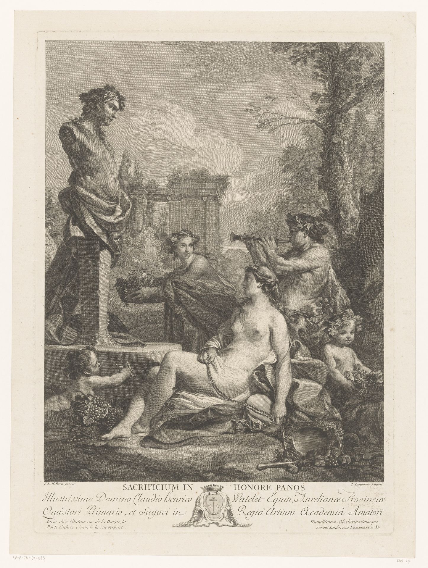 Sacrificium in Honore Panos by Louis Simon Lempereur