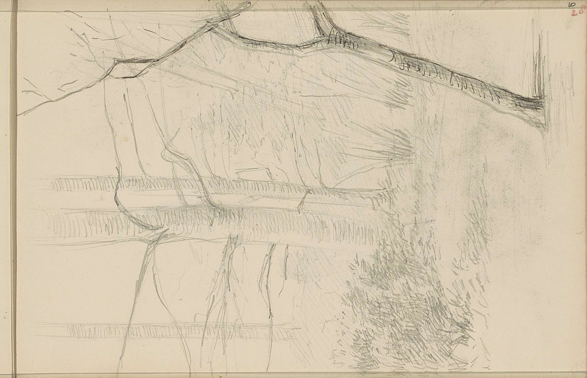 Landschap met bomen by Jozef Israëls