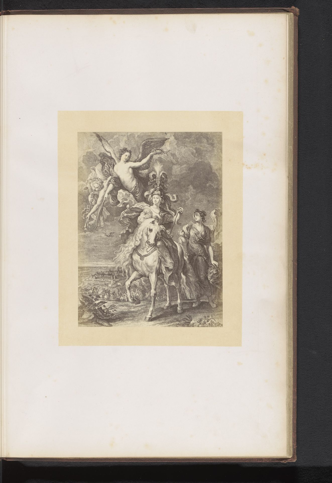 Fotoreproductie van een gravure van De intocht van Jüloch door Jean-Marc Nattier, naar het schilderij door Peter Paul Rubens by Dechamps et Cie.