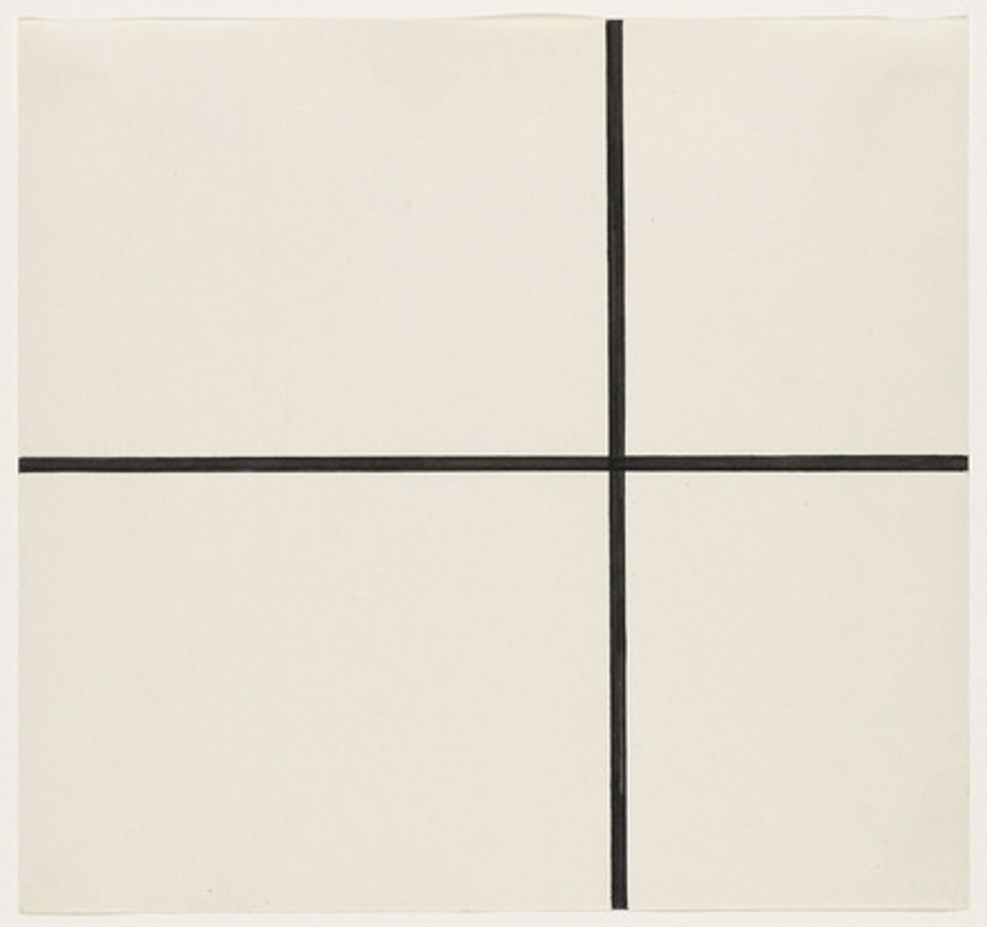 Horizontal and Vertical Lines by Ellsworth Kelly
