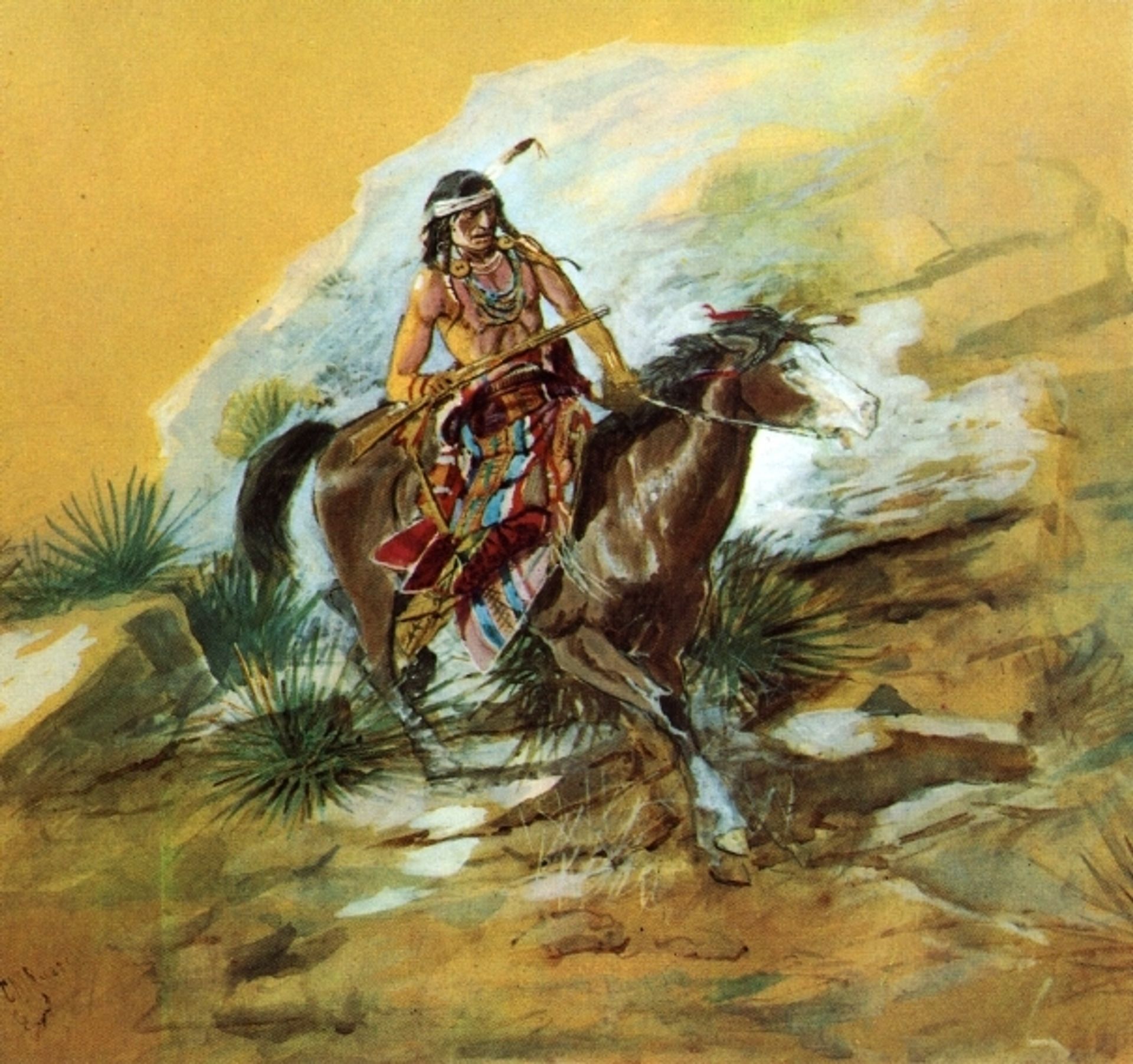 The Crow Scout by Charles M. Russell