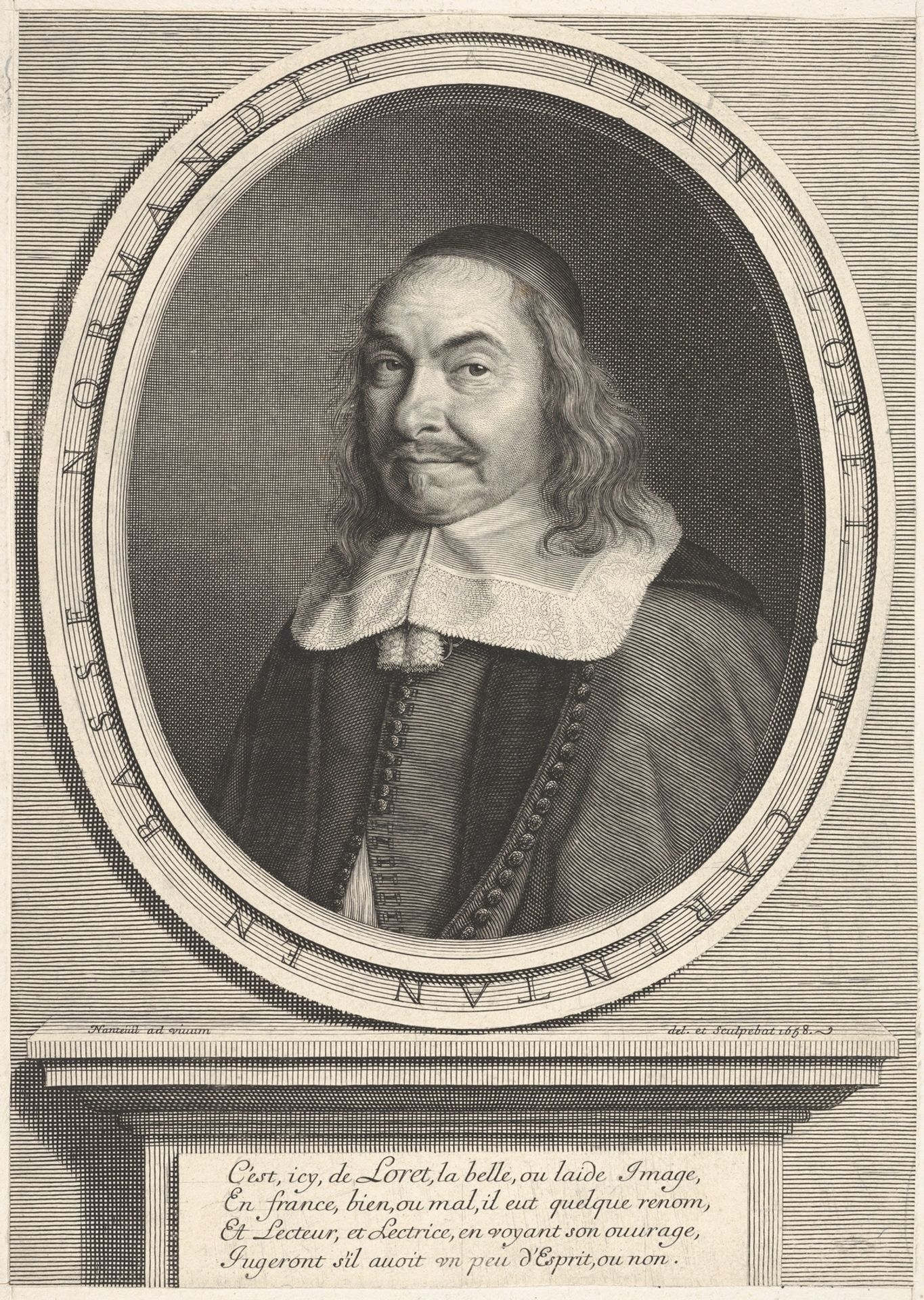 Jean Loret by Robert Nanteuil