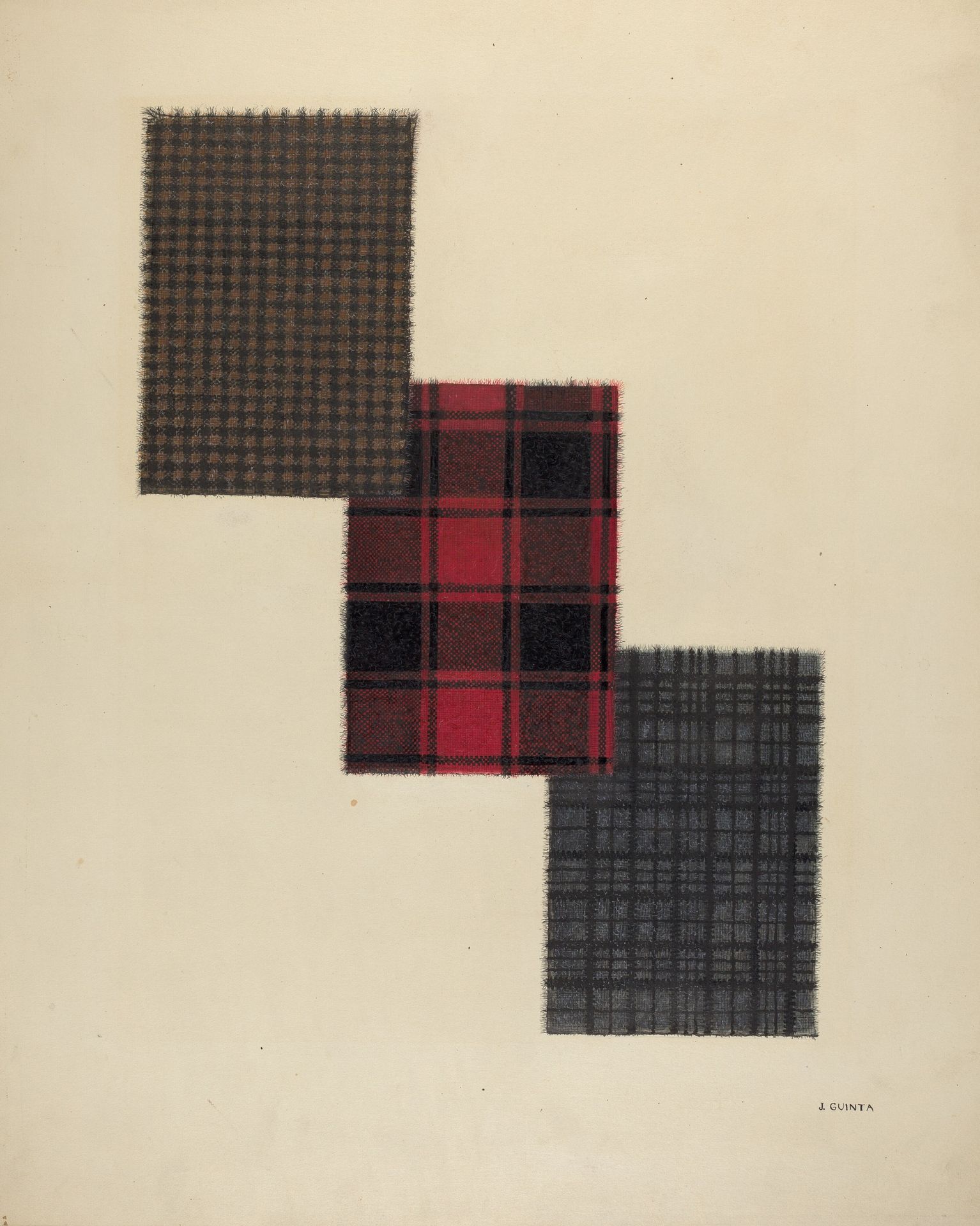 Zoar Cloth Samples by Jerry Guinta