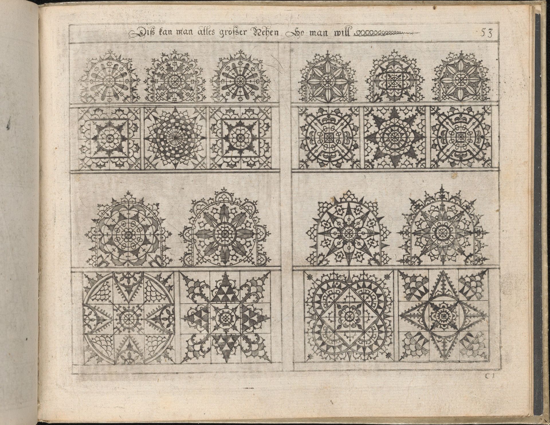 Newes Modelbuch in Kupffer  (Page 61r) by Johann Sibmacher