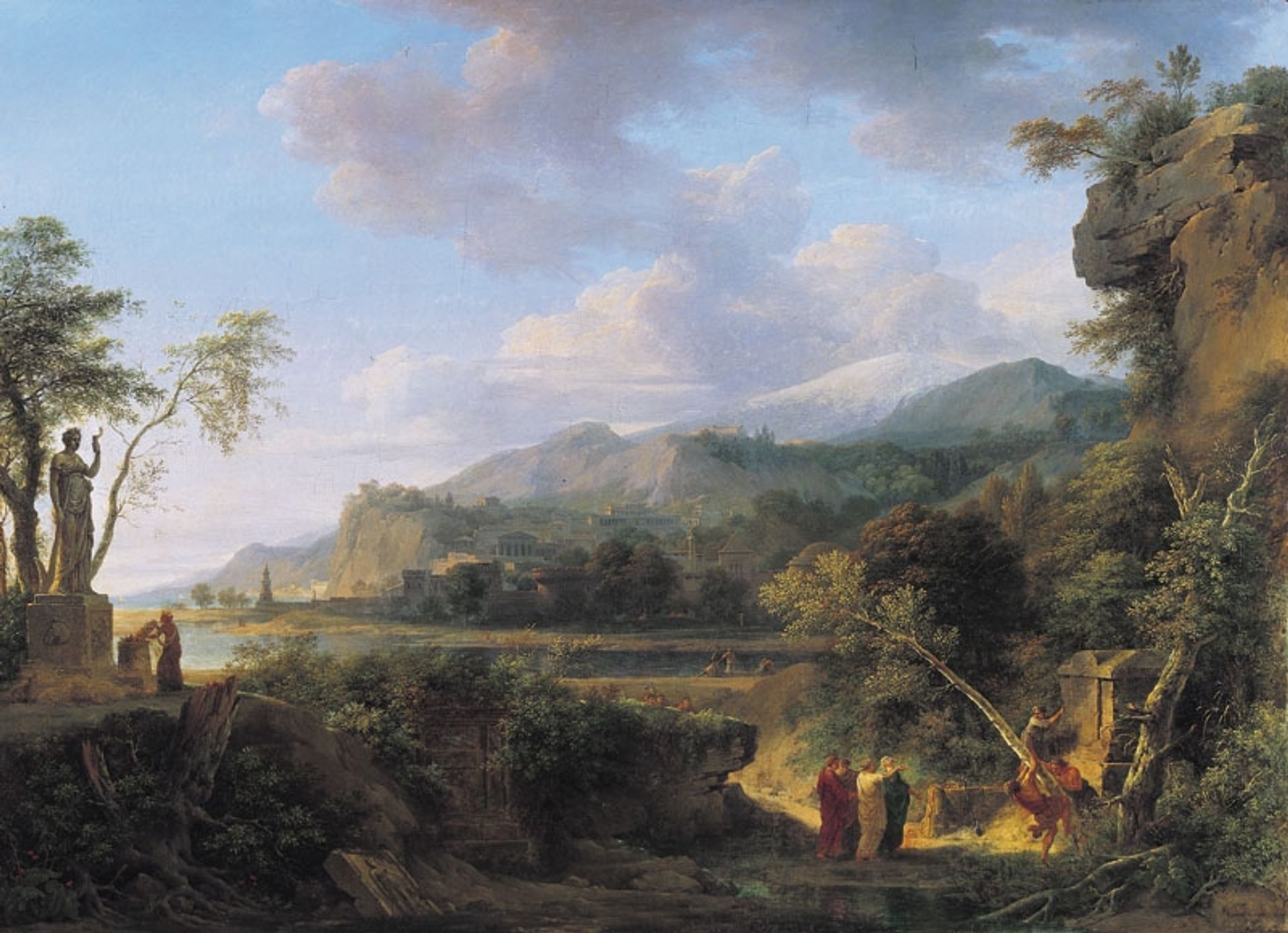 Cicero Discovering the Tomb of Archimedes by Pierre-Henri de Valenciennes