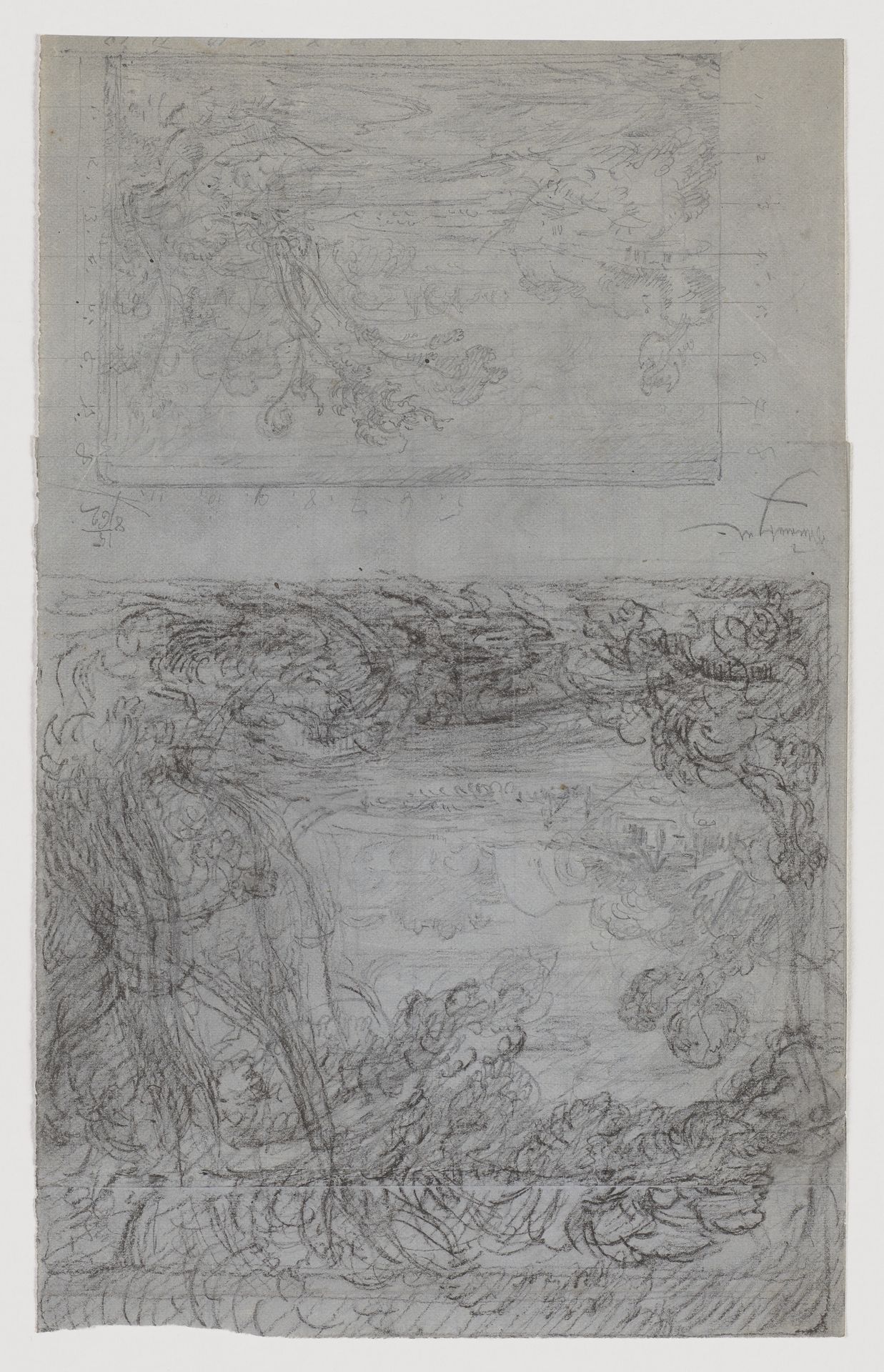 Study sheet_ Landscapes by Ludwig Metz