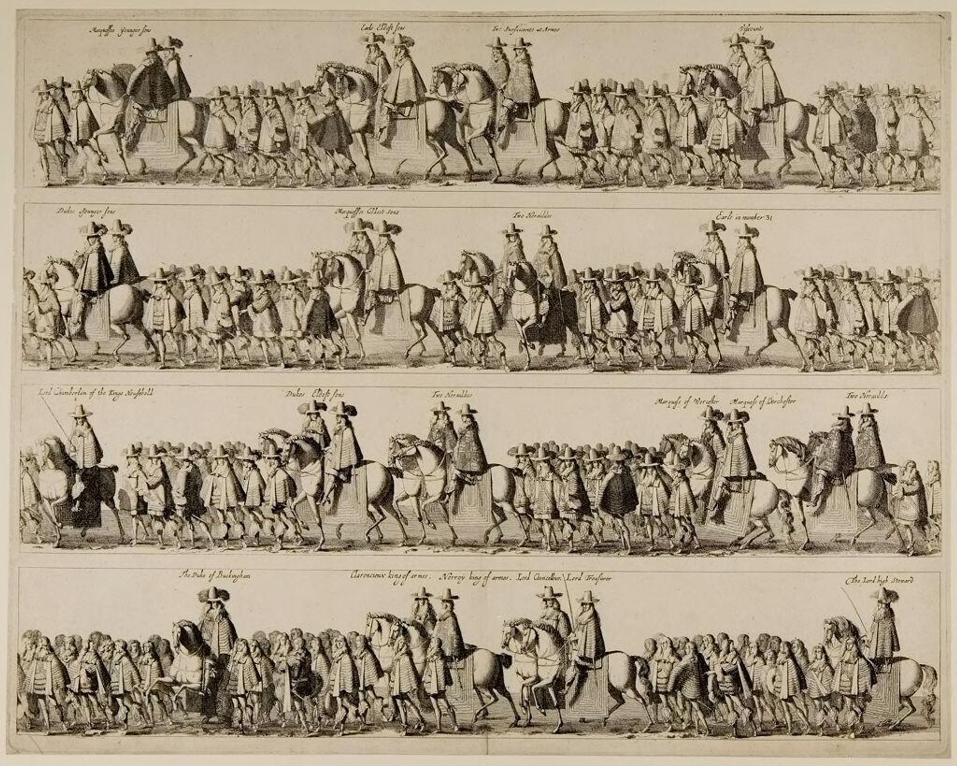 Coronation Procession of Charles II through London by Anonymous