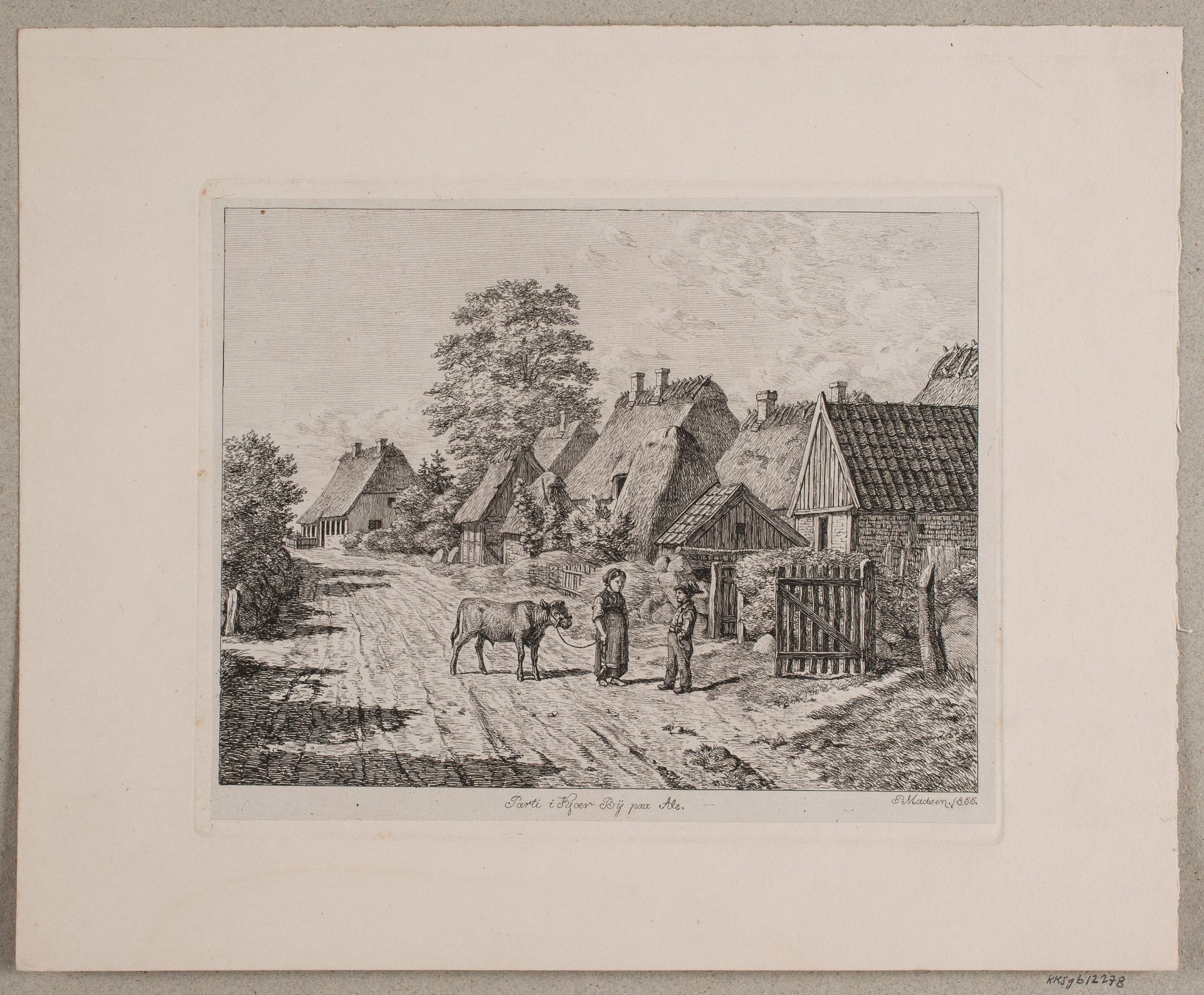 Parti i Kjær by på Als by Madsen, A.P.