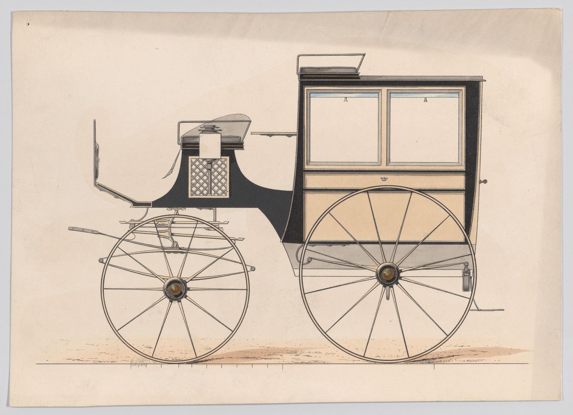 Design for Open Bus or Private Omnibus by Anonymous