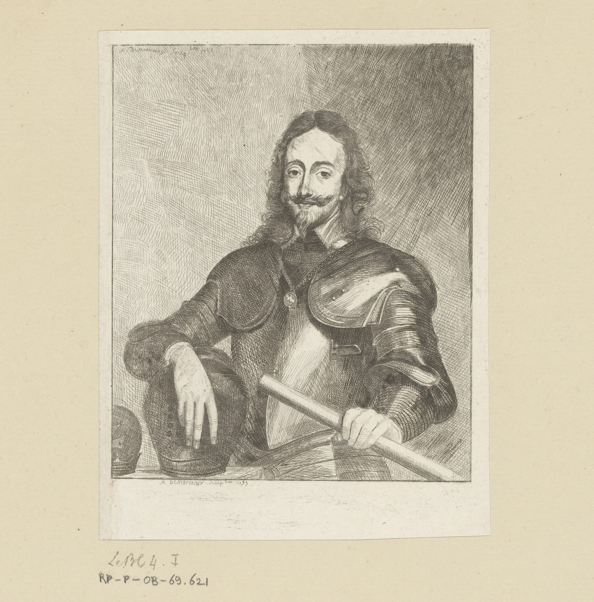 Portret van Karel I, koning van Engeland by Antoine de Marcenay de Ghuy