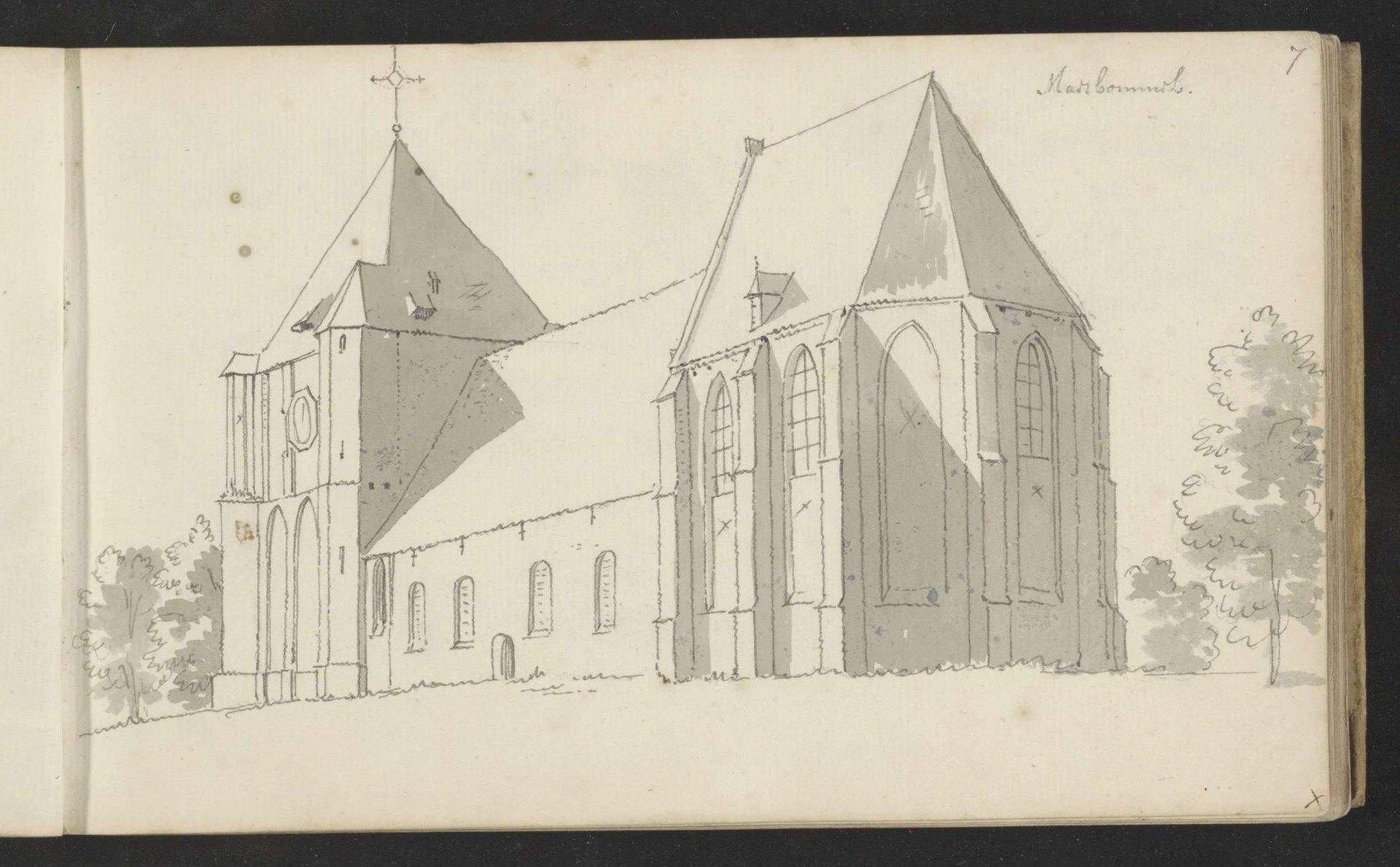 Kerk van Maasbommel by Cornelis Pronk