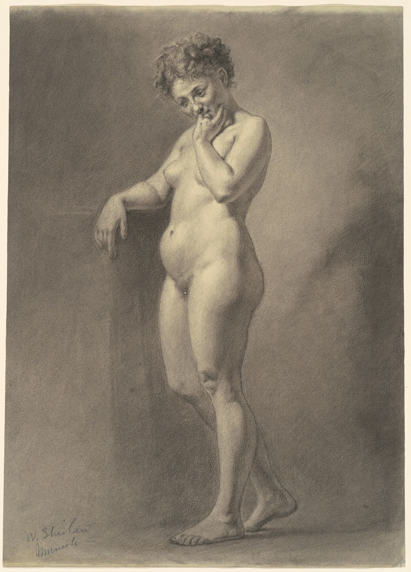 Female Nude by Walter Shirlaw