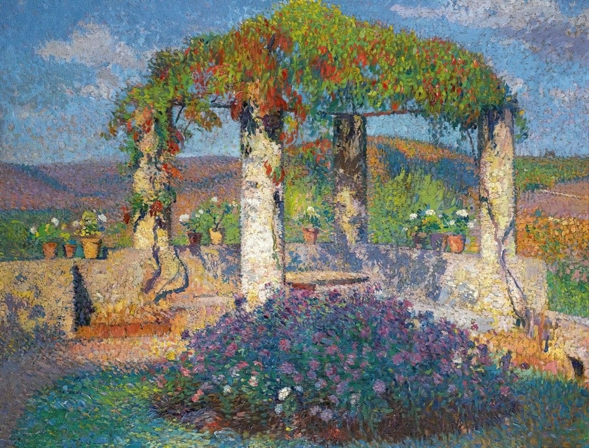 La Tonelle De L’angle Nord-Ouest Du Parc De Marquayrol by Henri Martin