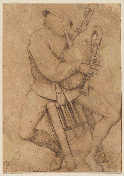 The Bagpipe Player