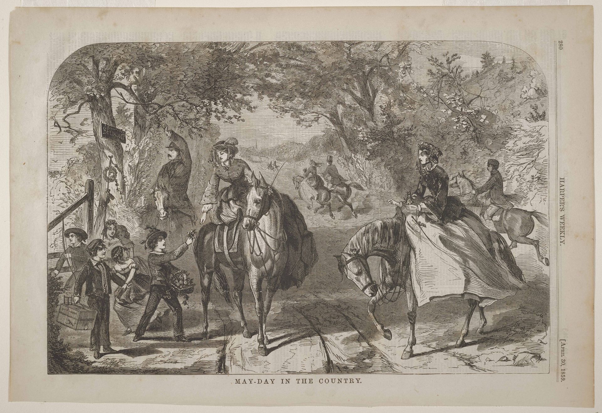 May - Day in the Country by Winslow Homer