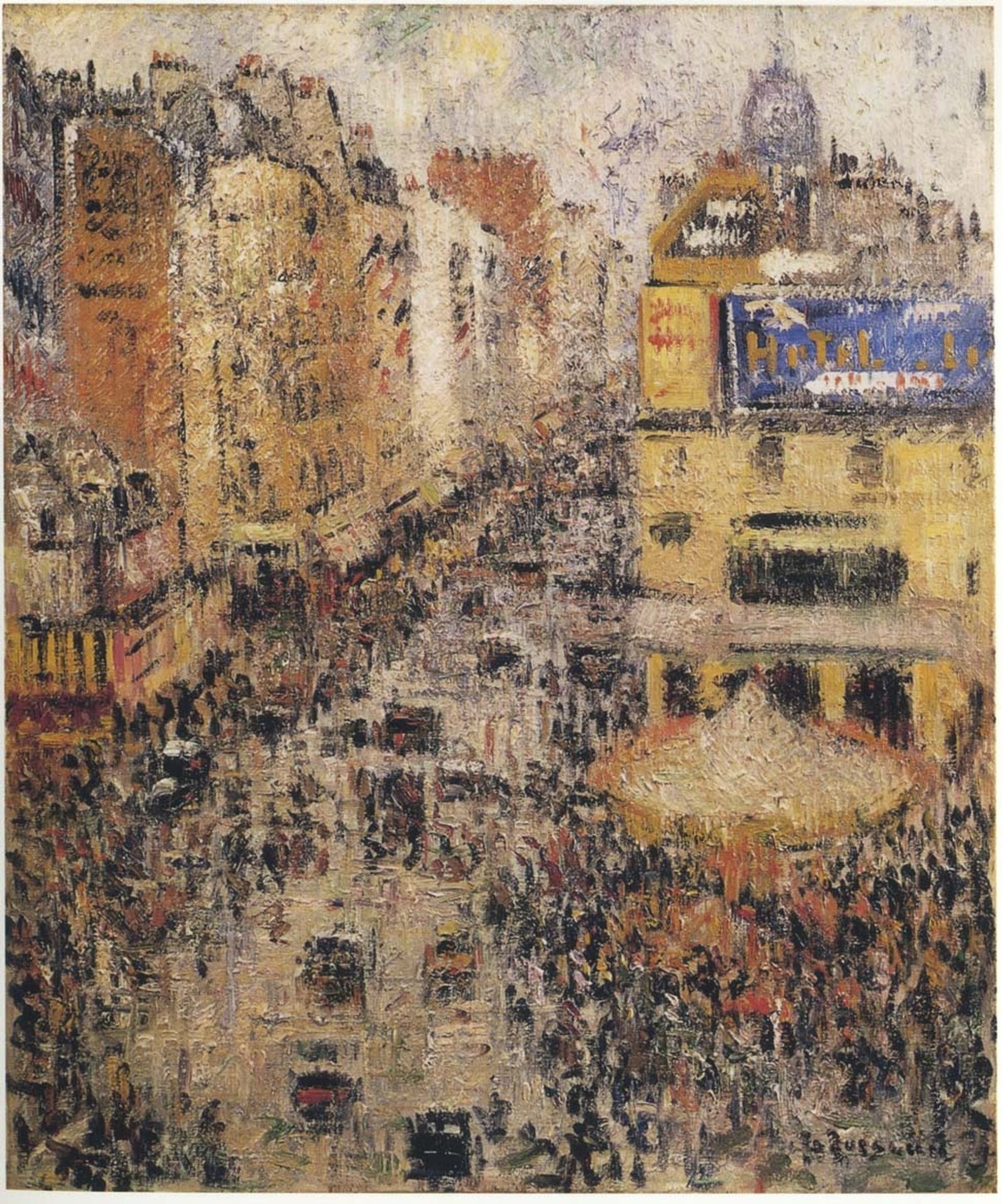 Cligancourt Street by Gustave Loiseau