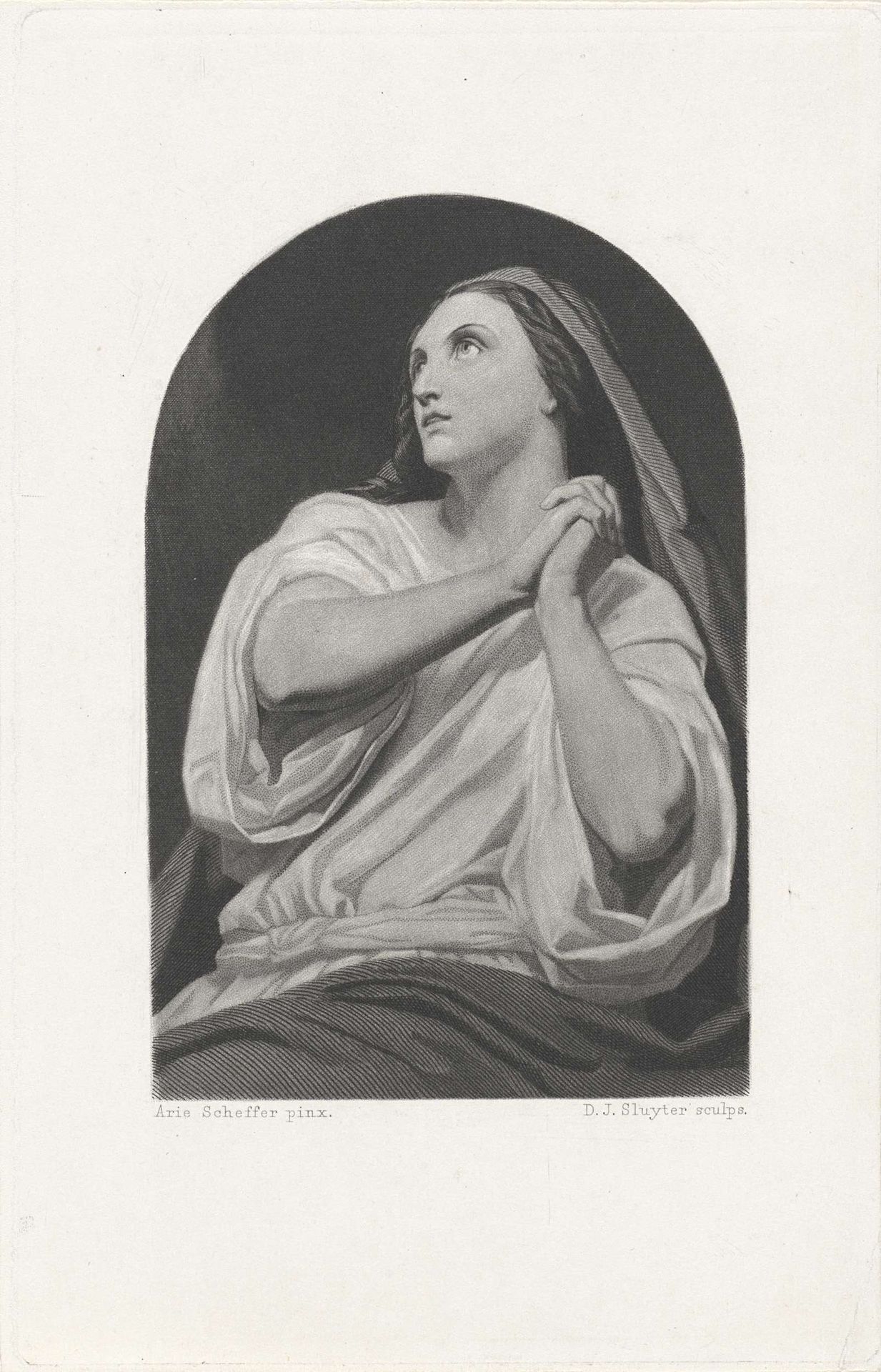Biddende vrouw by Dirk Jurriaan Sluyter