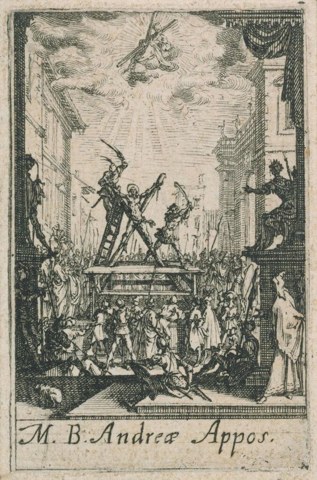 Martyrdom of Saint Andrew by Jacques Callot