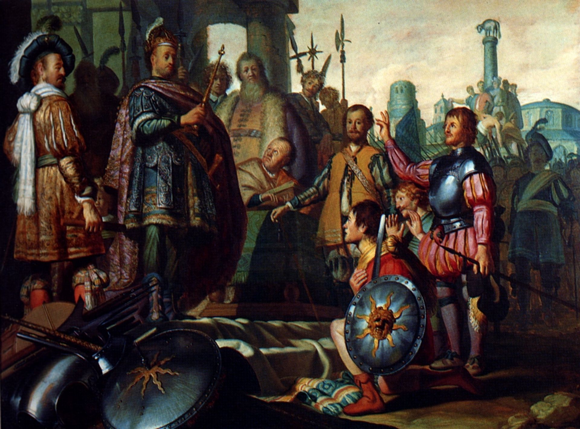 History Painting by Rembrandt van Rijn