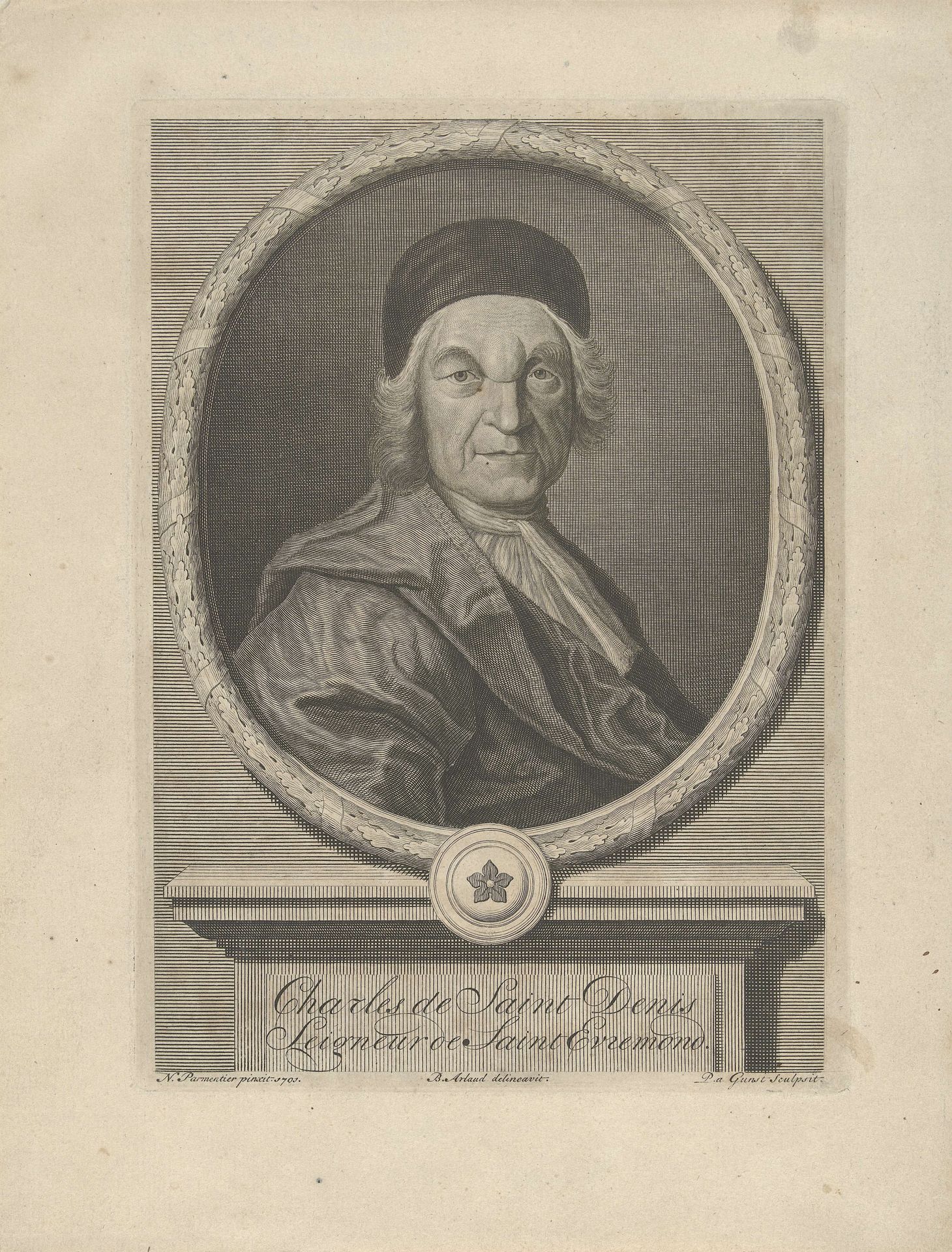 Portret van Charles de Marguetel de Saint Denis by Pieter van Gunst