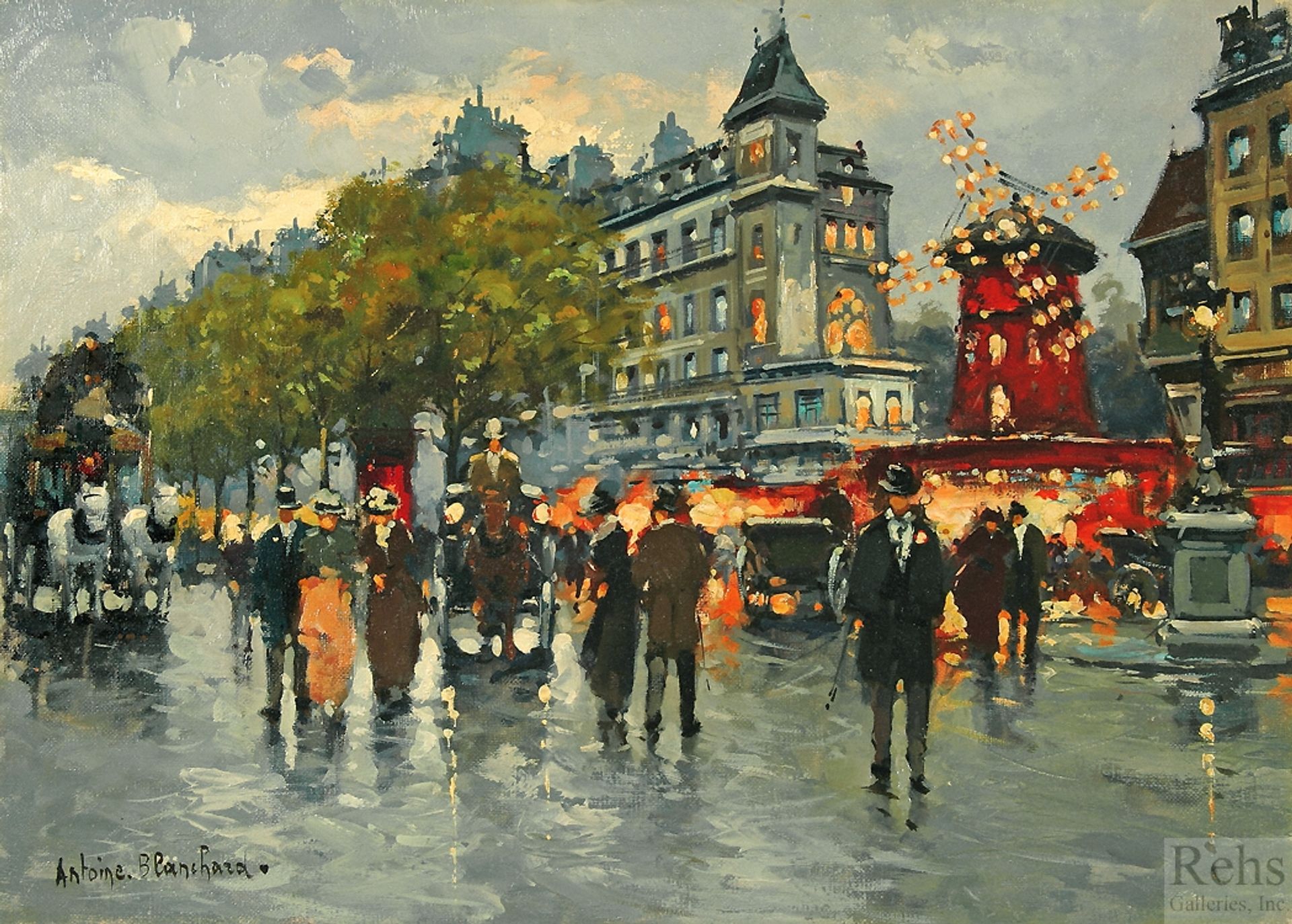 Moulin Rouge by Antoine Blanchard