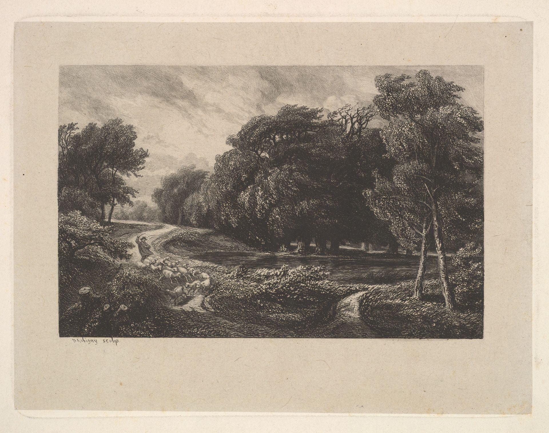 The Approaching Storm by Charles François Daubigny