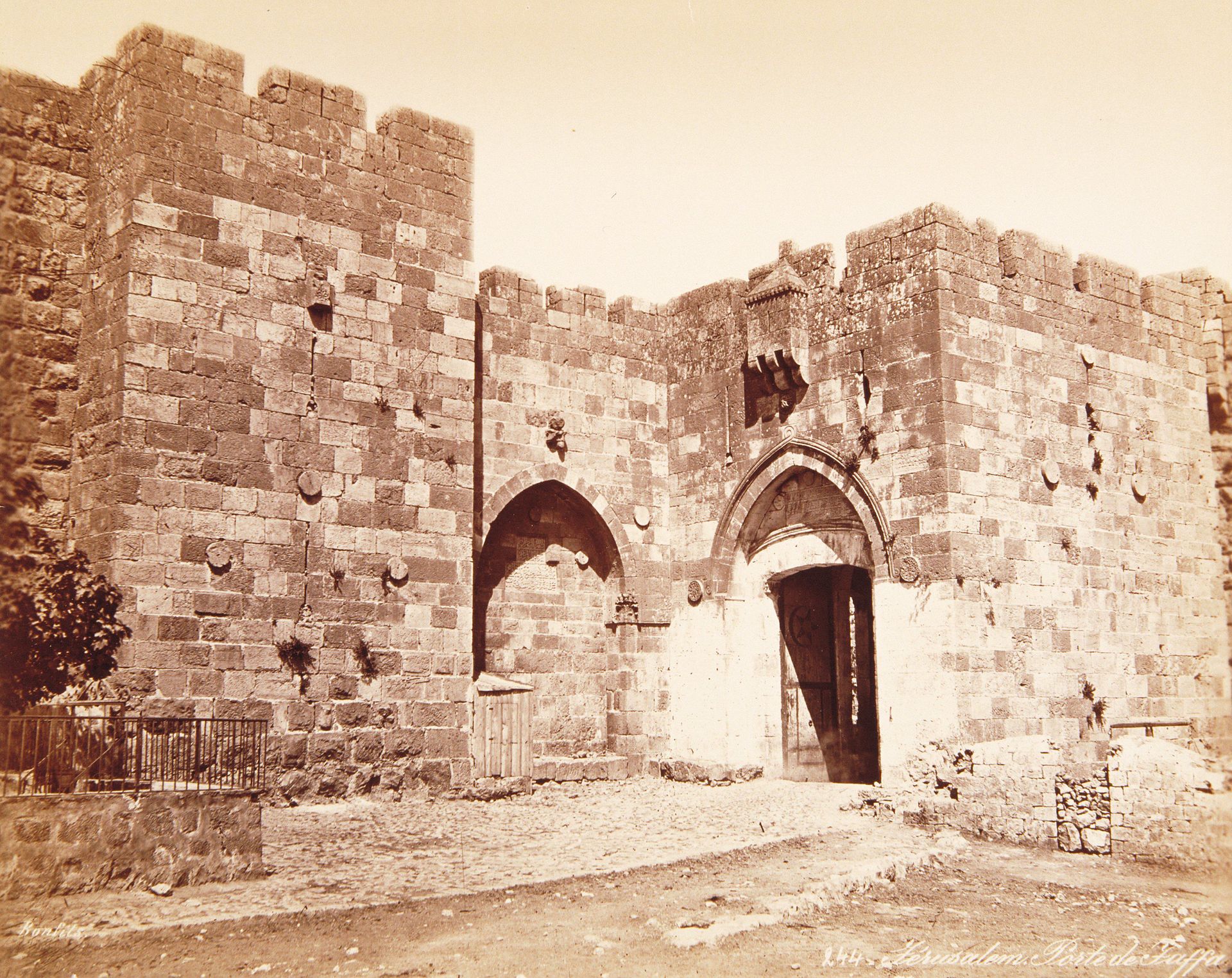 Porte de Jaffa by Félix Bonfils