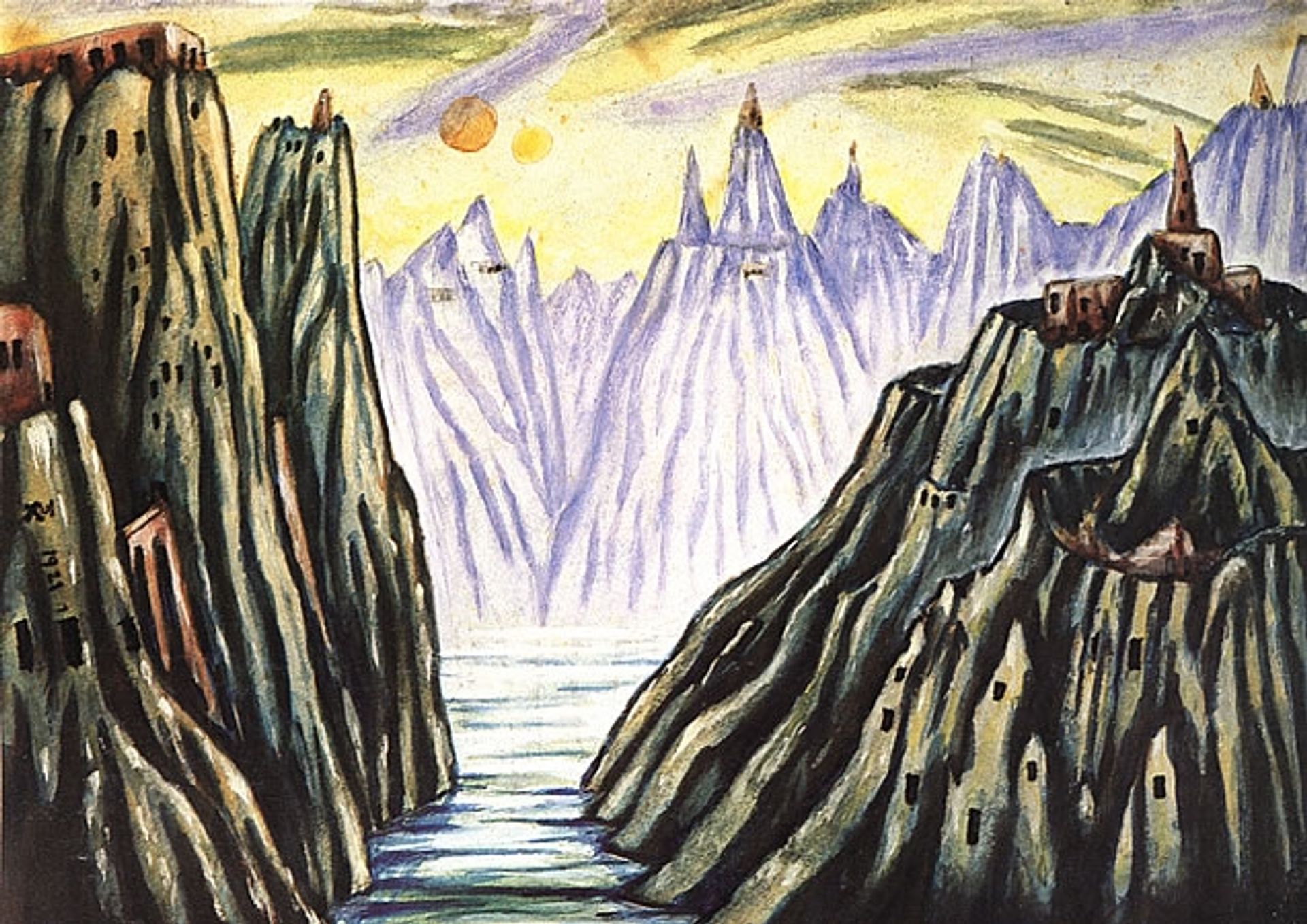 Lago Monti by Xul Solar